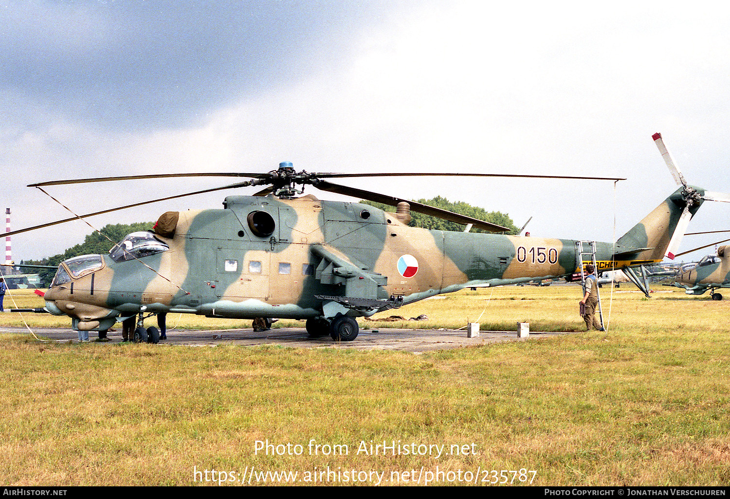 Aircraft Photo of 0150 | Mil Mi-24D | Czechoslovakia - Air Force | AirHistory.net #235787