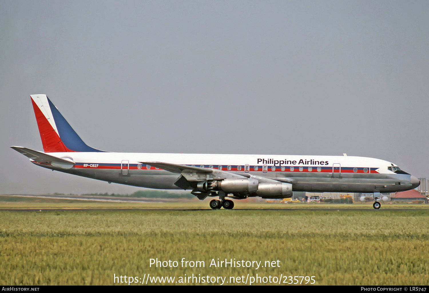 Aircraft Photo of RP-C827 | Douglas DC-8-32 | Philippine Airlines | AirHistory.net #235795