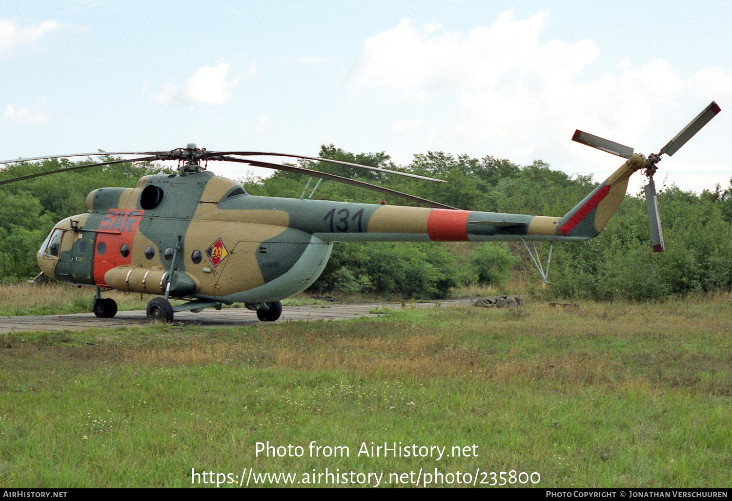 Aircraft Photo of 131 | Mil Mi-8TB | East Germany - Air Force | AirHistory.net #235800