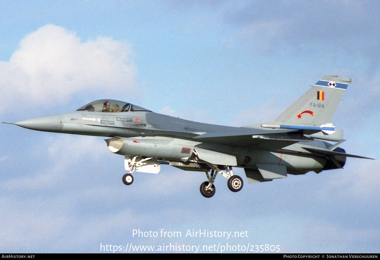 Aircraft Photo of FA124 | General Dynamics F-16A Fighting Falcon | Belgium - Air Force | AirHistory.net #235805