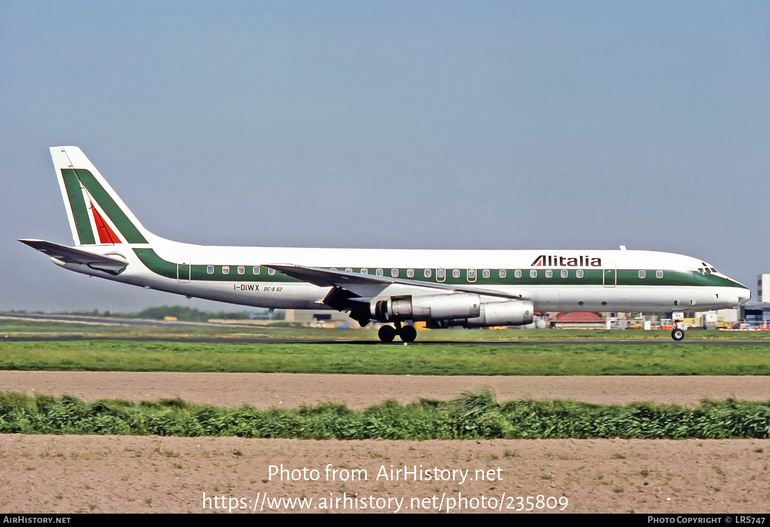 Aircraft Photo of I-DIWX | McDonnell Douglas DC-8-62H | Alitalia | AirHistory.net #235809