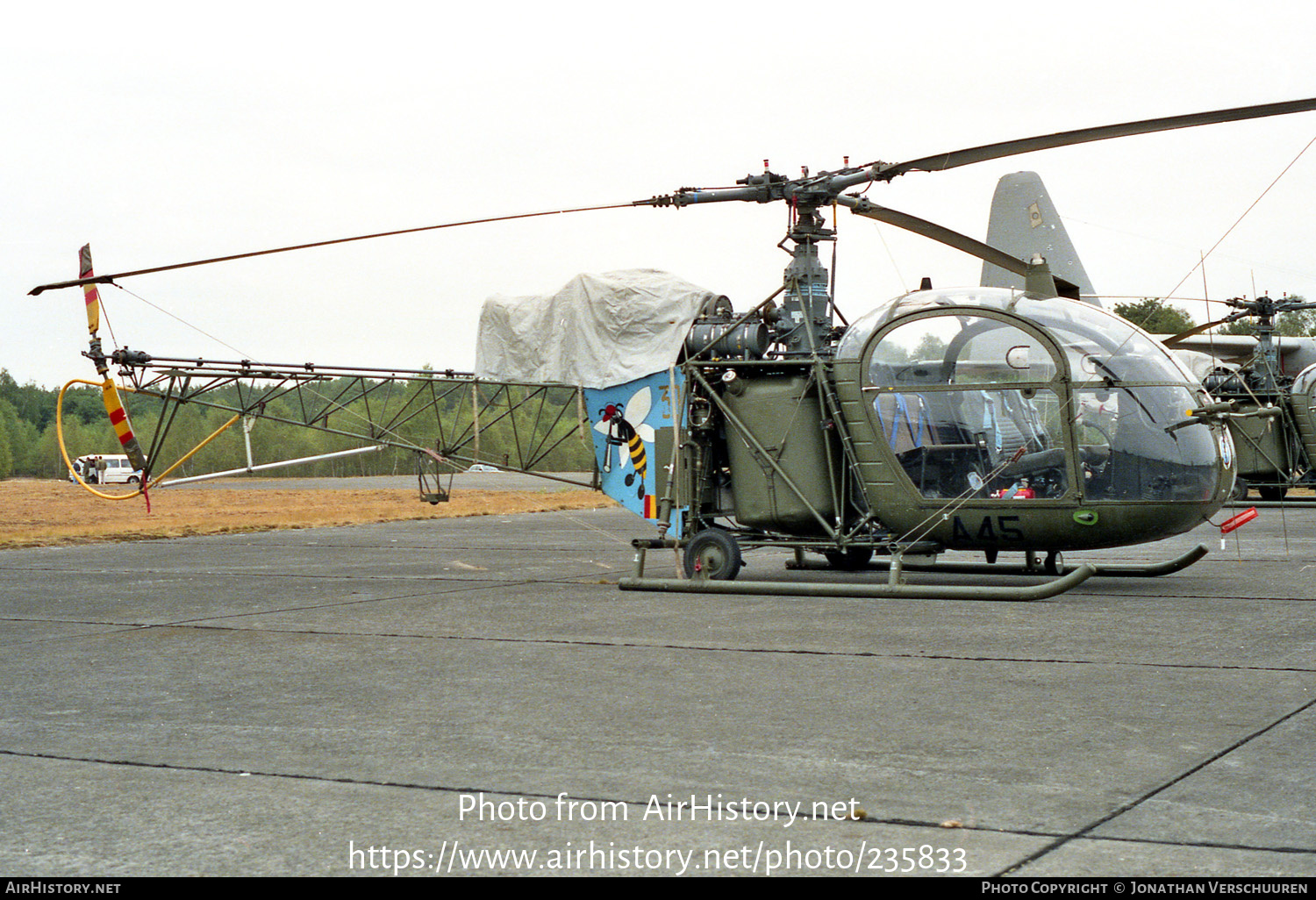 Aircraft Photo of A45 | Aerospatiale SA-318C Alouette II Astazou | Belgium - Army | AirHistory.net #235833