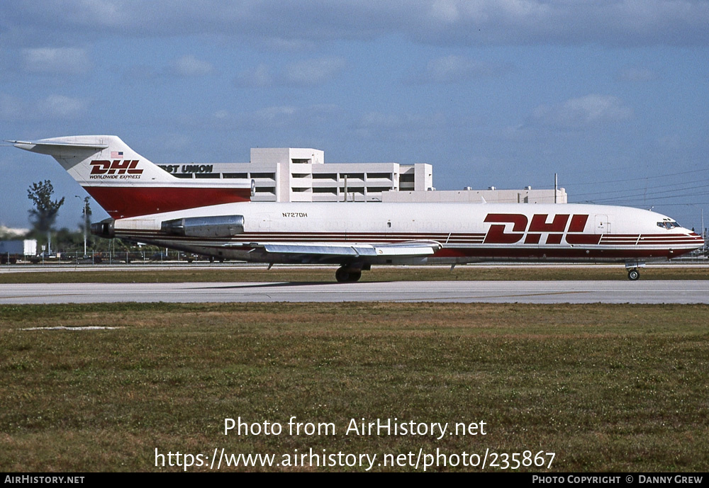 Aircraft Photo of N727DH | Boeing 727-228(F) | DHL Worldwide Express | AirHistory.net #235867