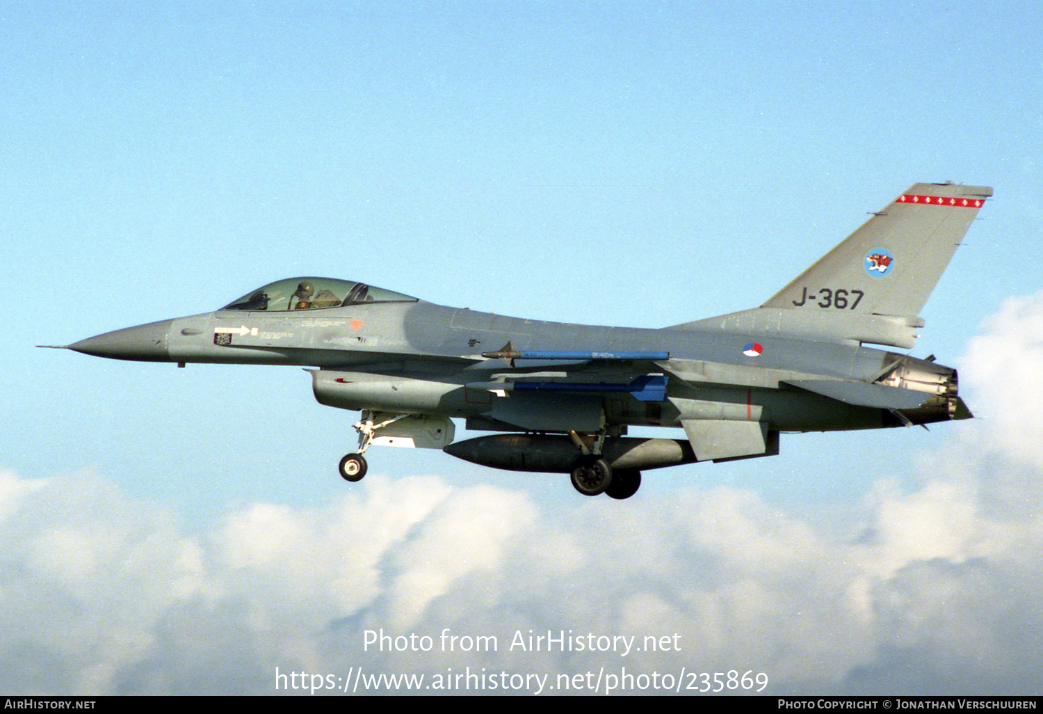 Aircraft Photo of J-367 | General Dynamics F-16A Fighting Falcon | Netherlands - Air Force | AirHistory.net #235869