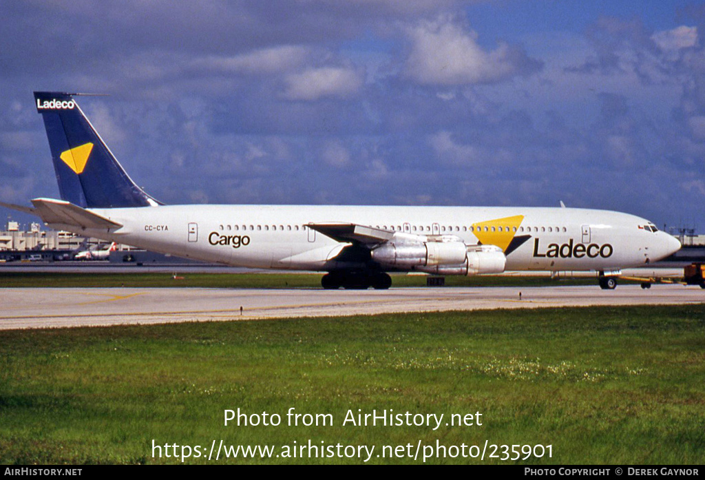 Aircraft Photo of CC-CYA | Boeing 707-327C | Ladeco Cargo | AirHistory.net #235901