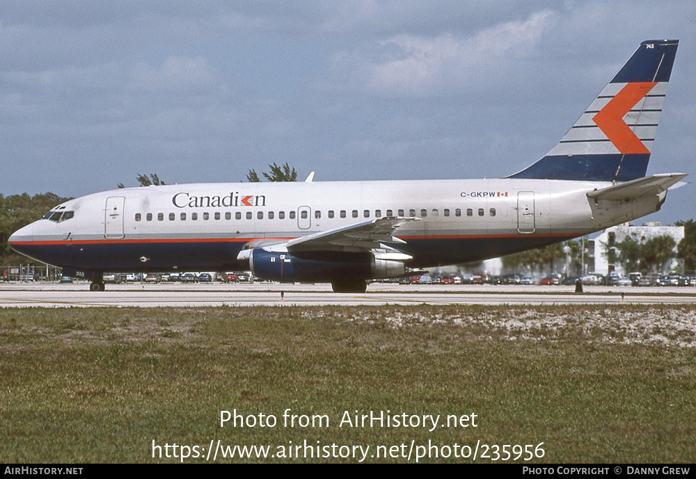 Aircraft Photo of C-GKPW | Boeing 737-275/Adv | Canadian Airlines | AirHistory.net #235956