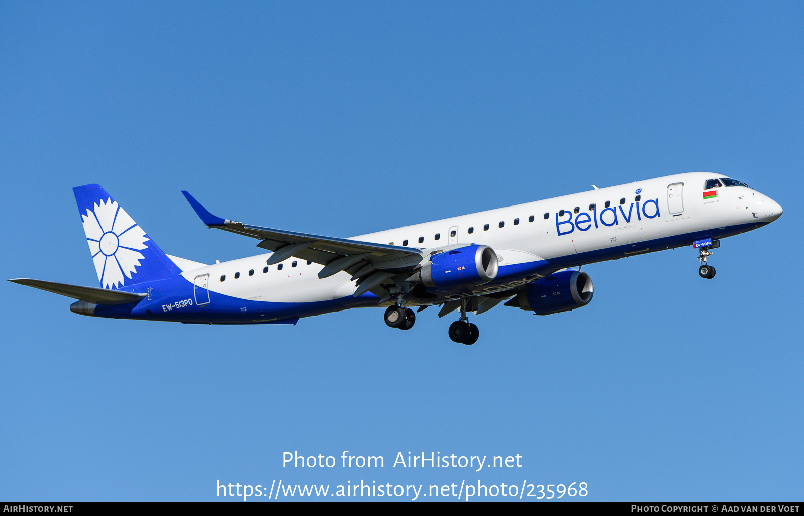 Aircraft Photo of EW-513PO | Embraer 195LR (ERJ-190-200LR) | Belavia | AirHistory.net #235968