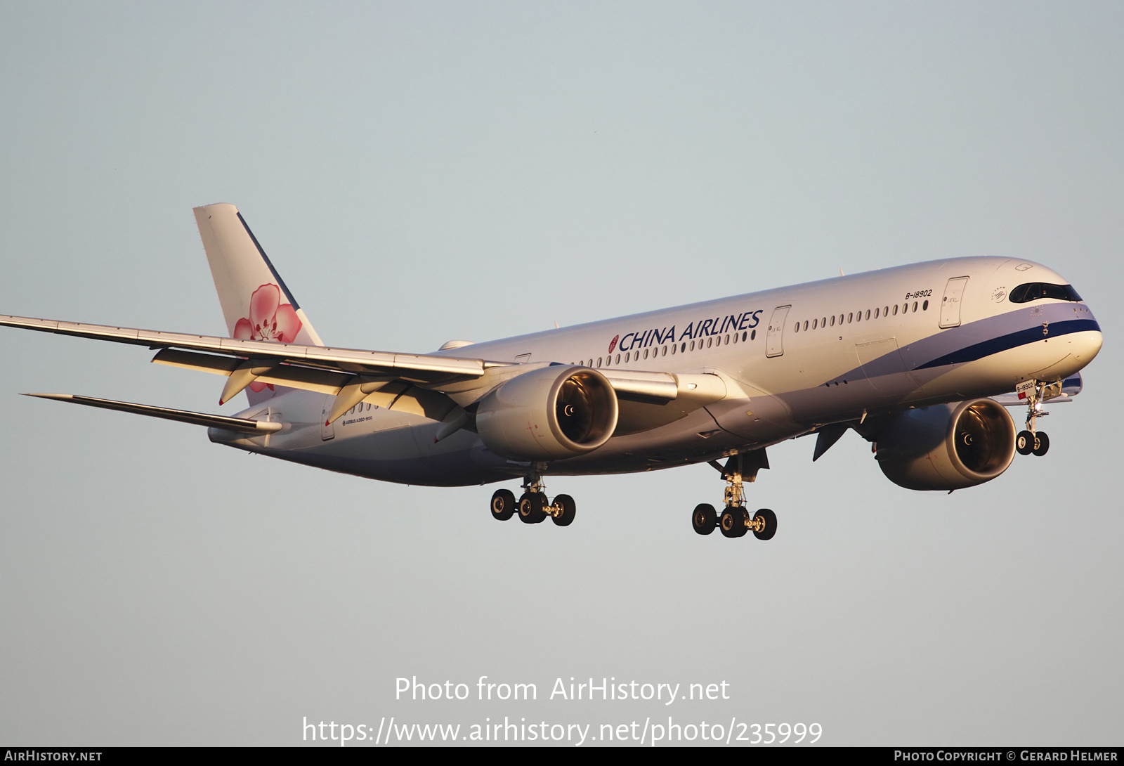 Aircraft Photo of B-18902 | Airbus A350-941 | China Airlines | AirHistory.net #235999