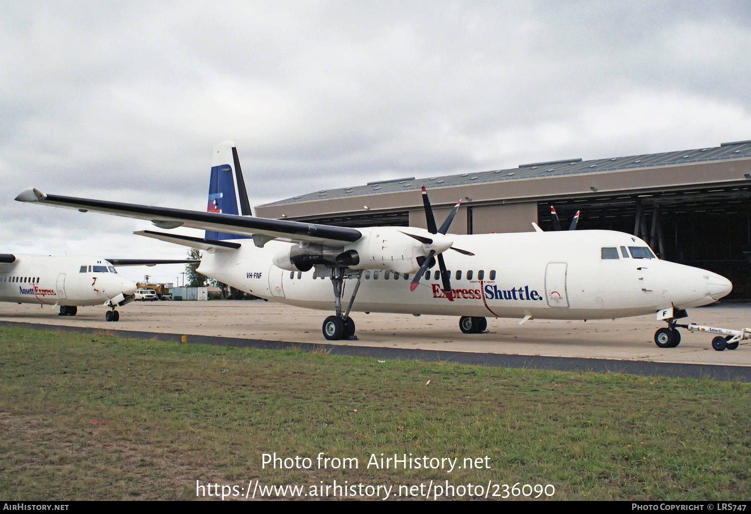 Aircraft Photo of VH-FNF | Fokker 50 | Ansett Express Shuttle | AirHistory.net #236090