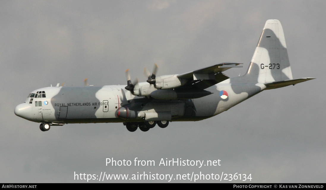 Aircraft Photo of G-273 | Lockheed C-130H-30 Hercules (L-382) | Netherlands - Air Force | AirHistory.net #236134