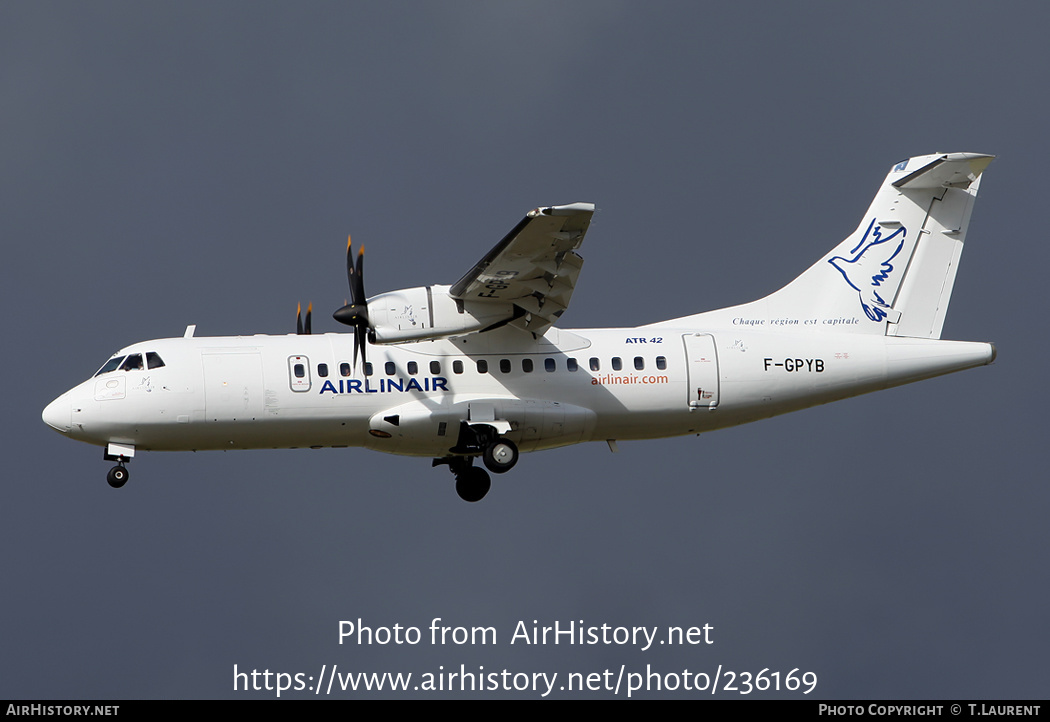 Aircraft Photo of F-GPYB | ATR ATR-42-500 | Airlinair | AirHistory.net #236169