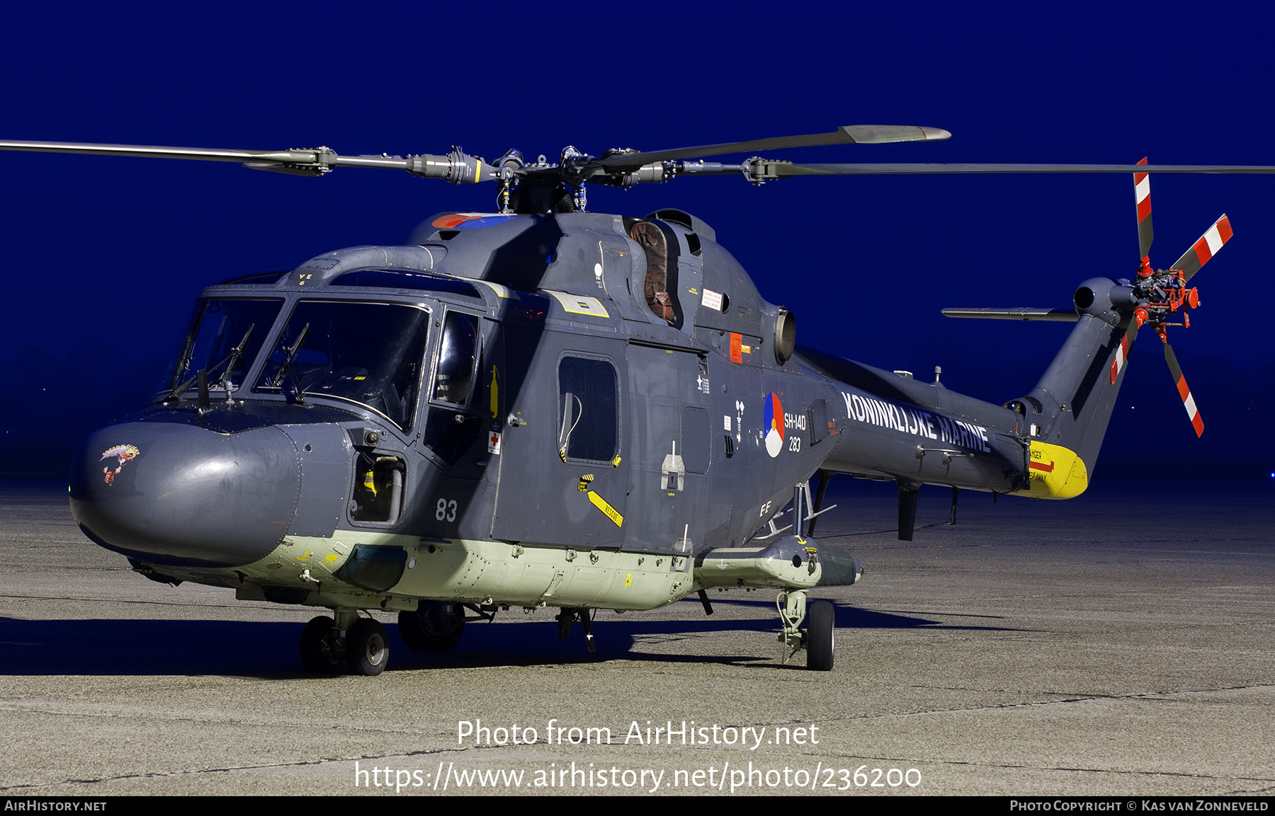 Aircraft Photo of 283 | Westland SH-14D Lynx (WG-13) | Netherlands - Navy | AirHistory.net #236200