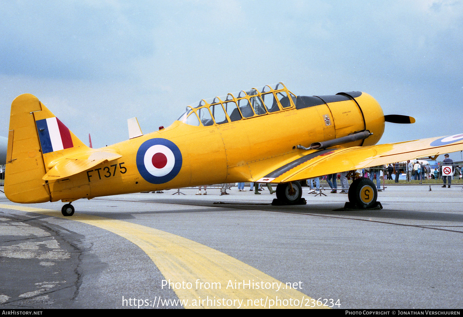 Aircraft Photo of FT375 | North American AT-16 Harvard IIB | UK - Air Force | AirHistory.net #236234