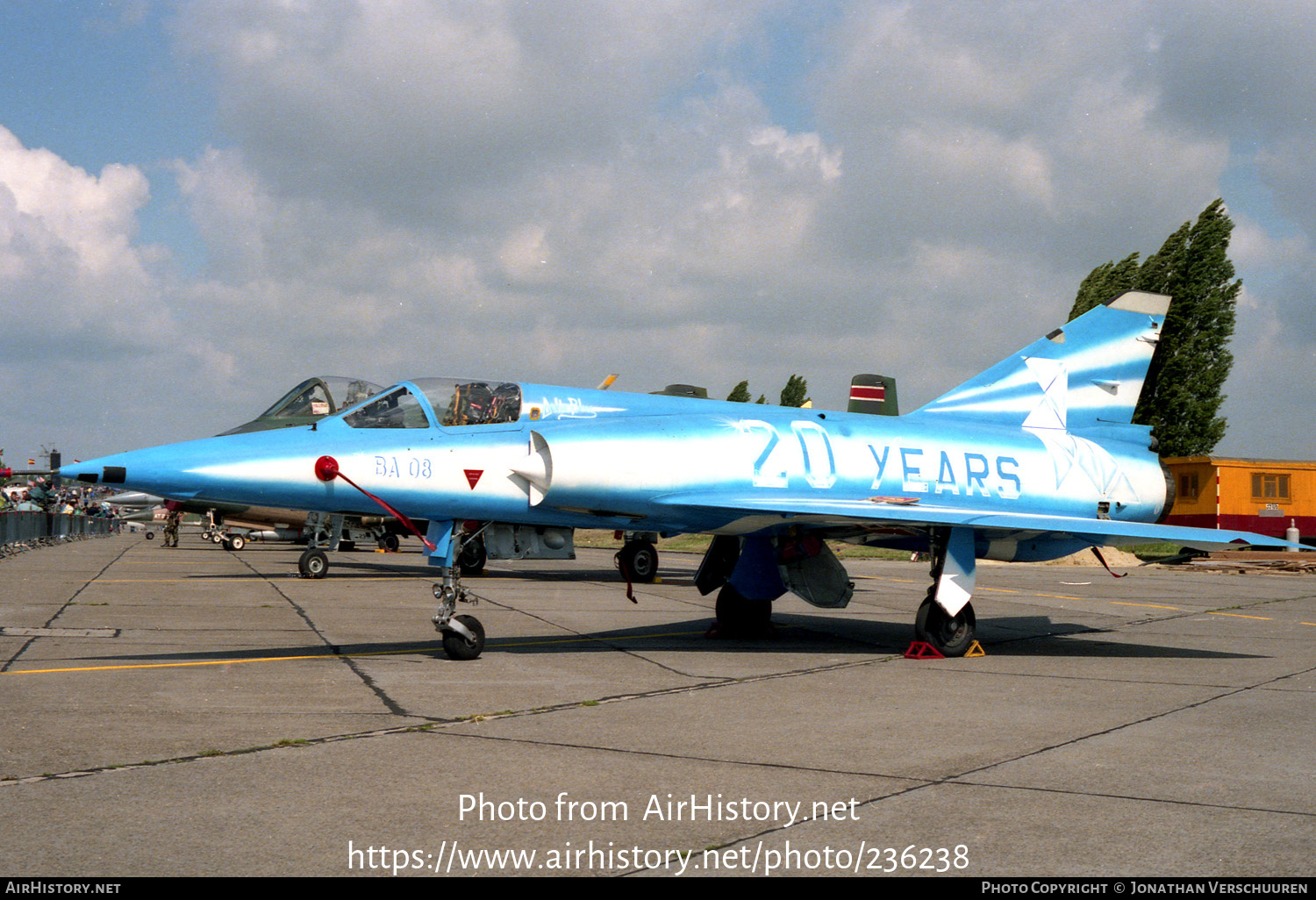 Aircraft Photo of BA08 | Dassault Mirage 5BA | Belgium - Air Force | AirHistory.net #236238