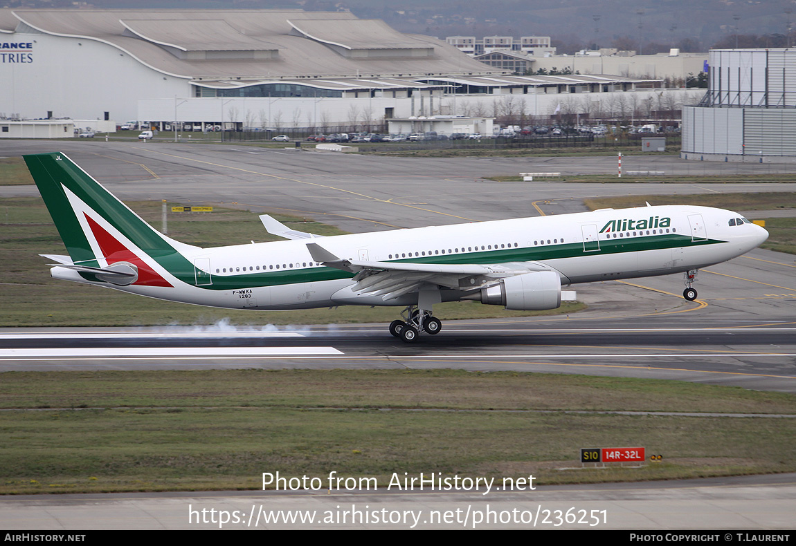 Aircraft Photo of F-WWKA | Airbus A330-202 | Alitalia | AirHistory.net #236251