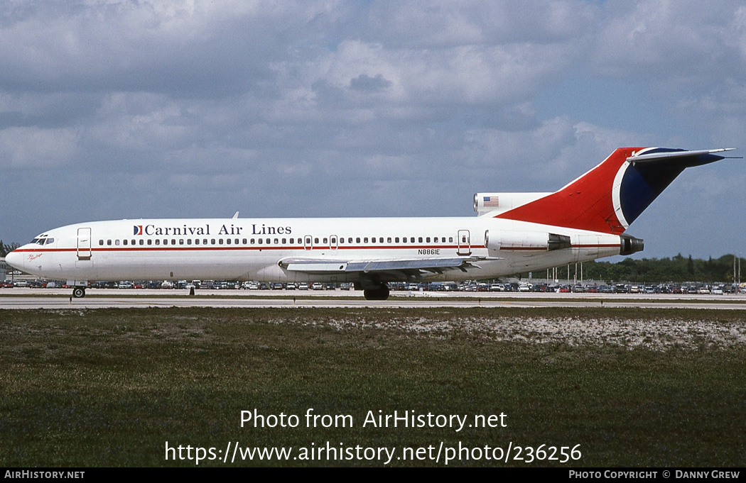 Aircraft Photo of N8861E | Boeing 727-225/Adv | Carnival Air Lines | AirHistory.net #236256