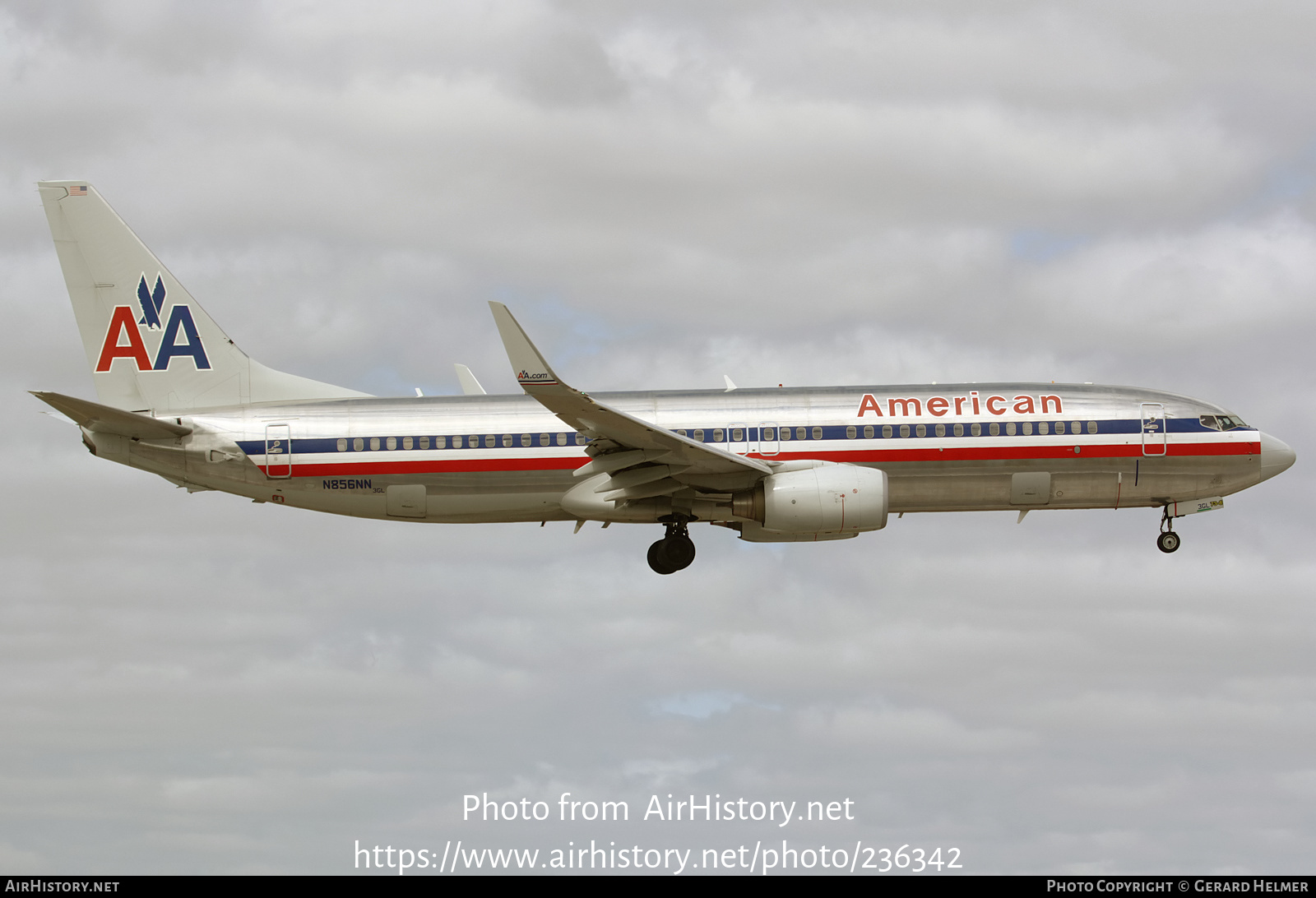 Aircraft Photo of N856NN | Boeing 737-823 | American Airlines | AirHistory.net #236342