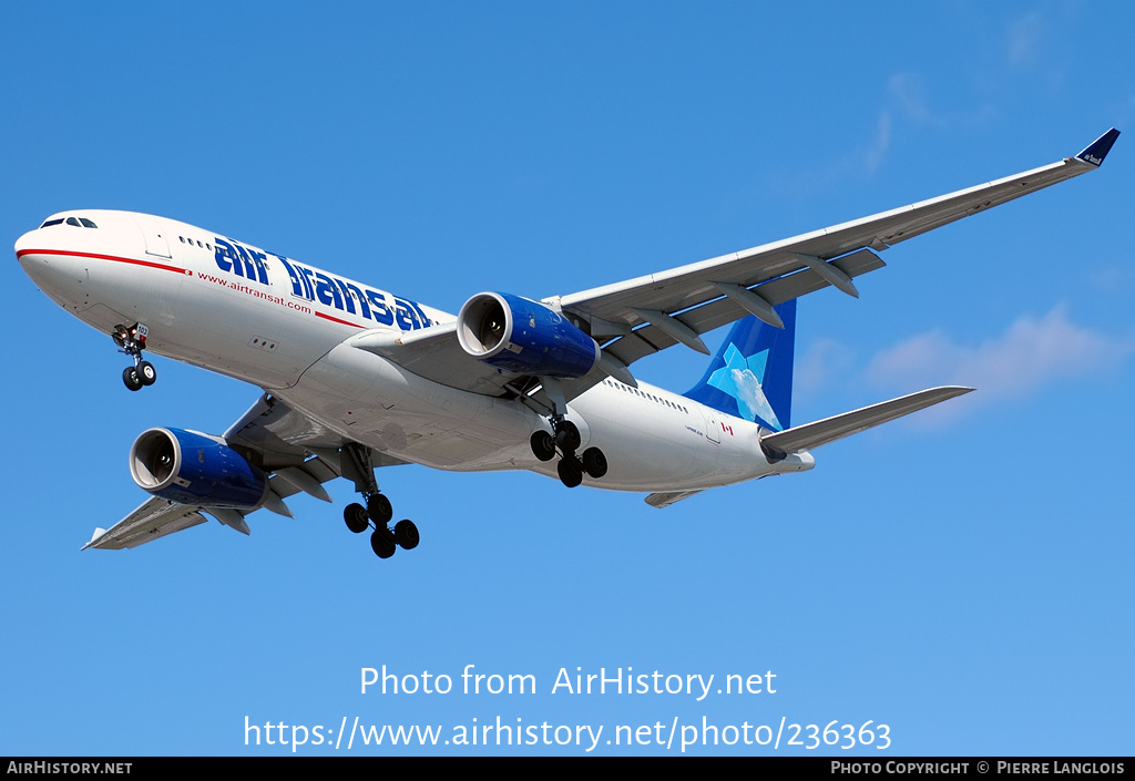 Aircraft Photo of C-GPTS | Airbus A330-243 | Air Transat | AirHistory.net #236363