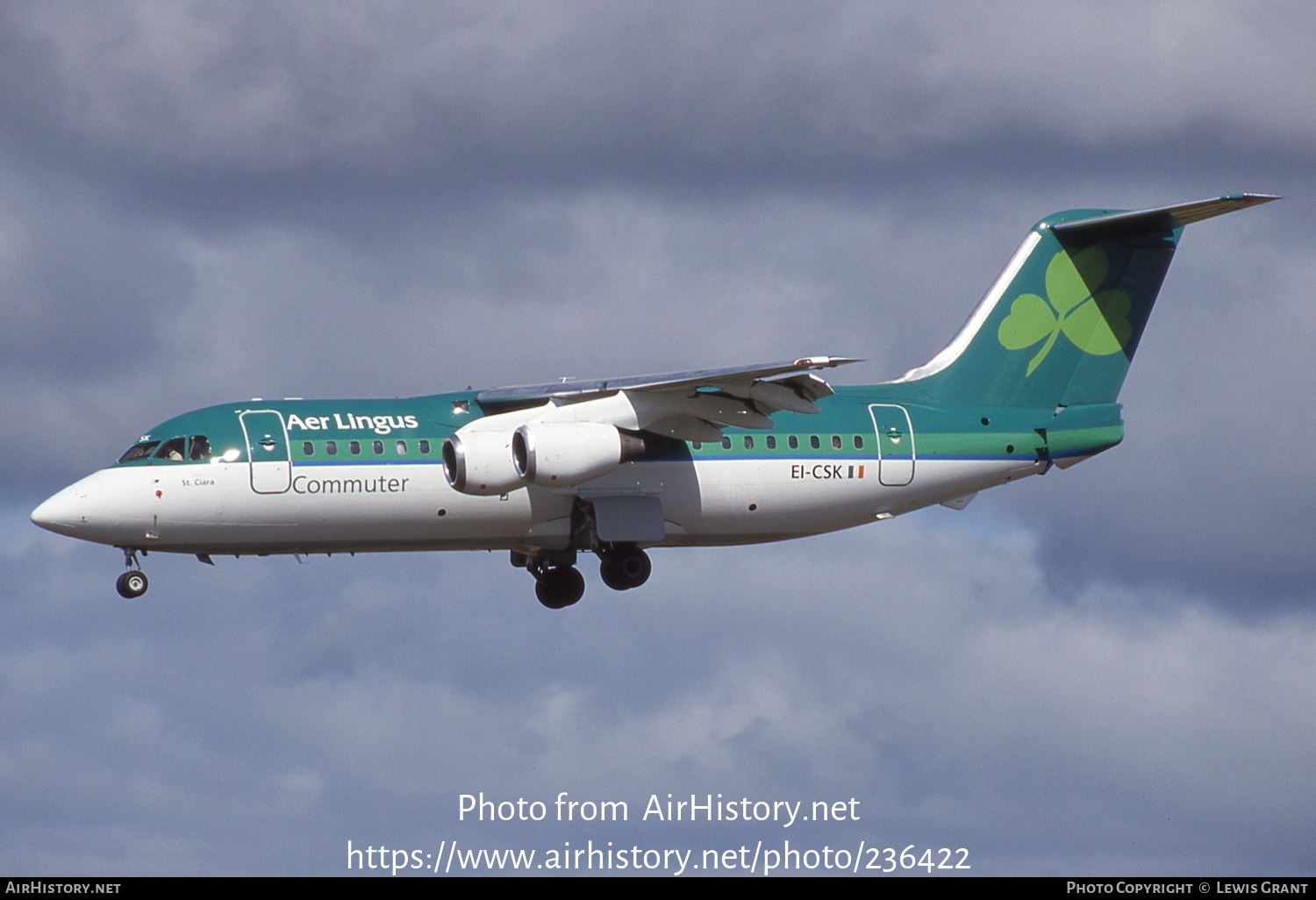 Aircraft Photo of EI-CSK | British Aerospace BAe-146-200A | Aer Lingus Commuter | AirHistory.net #236422