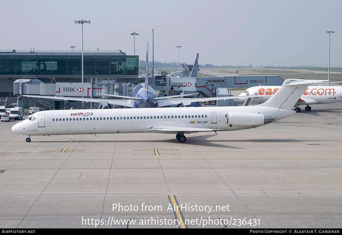 Aircraft Photo of EC-JQV | McDonnell Douglas MD-83 (DC-9-83) | Swiftair | AirHistory.net #236431