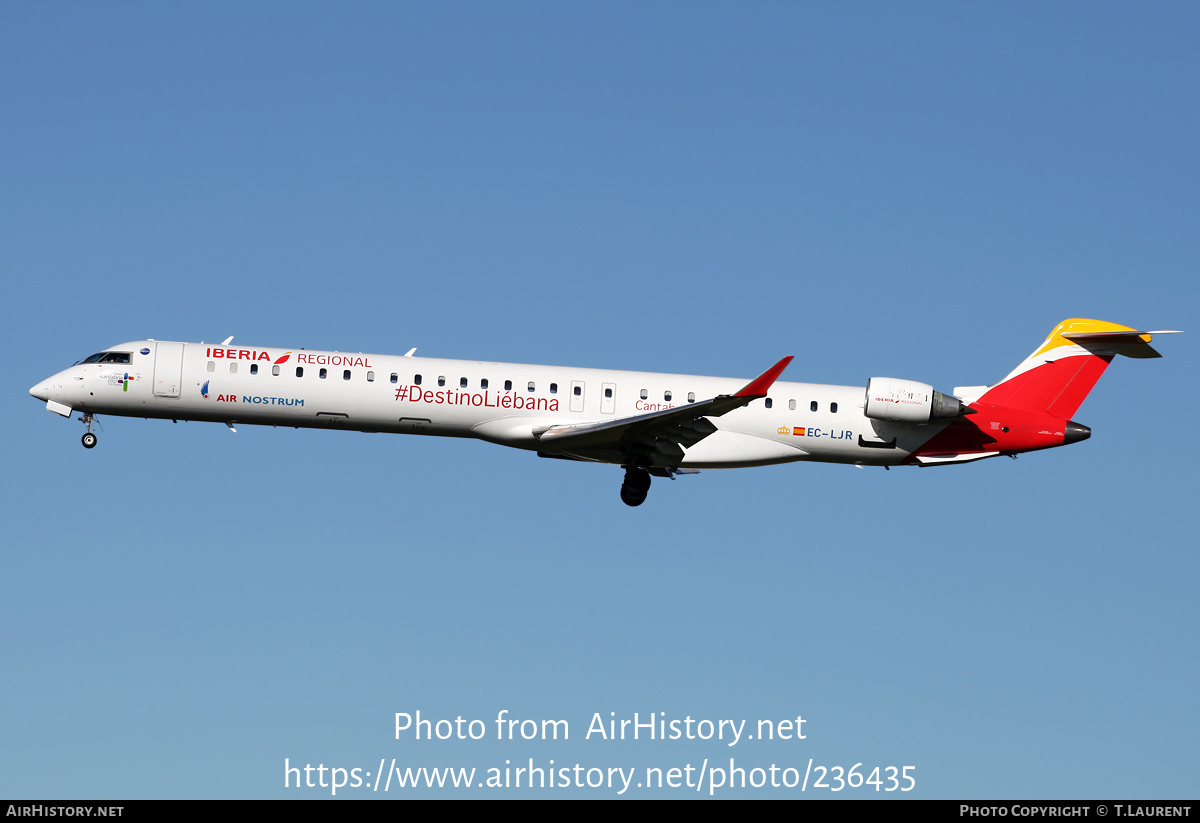 Aircraft Photo of EC-LJR | Bombardier CRJ-1000ER NG (CL-600-2E25) | Iberia Regional | AirHistory.net #236435