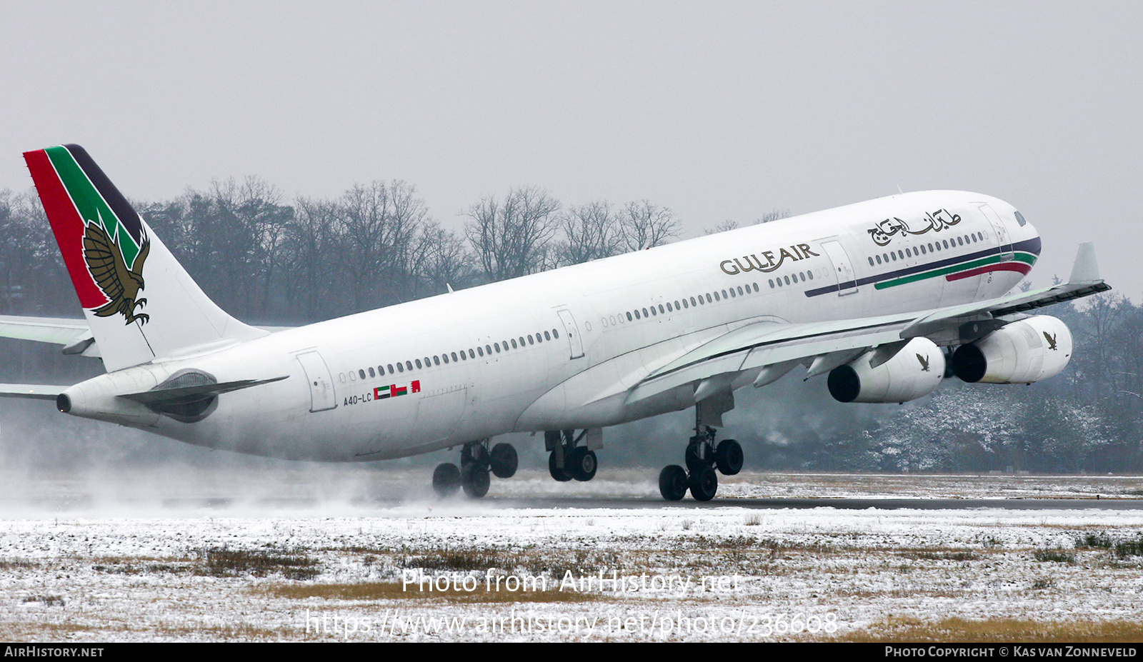 Aircraft Photo of A4O-LC | Airbus A340-312 | Gulf Air | AirHistory.net #236608