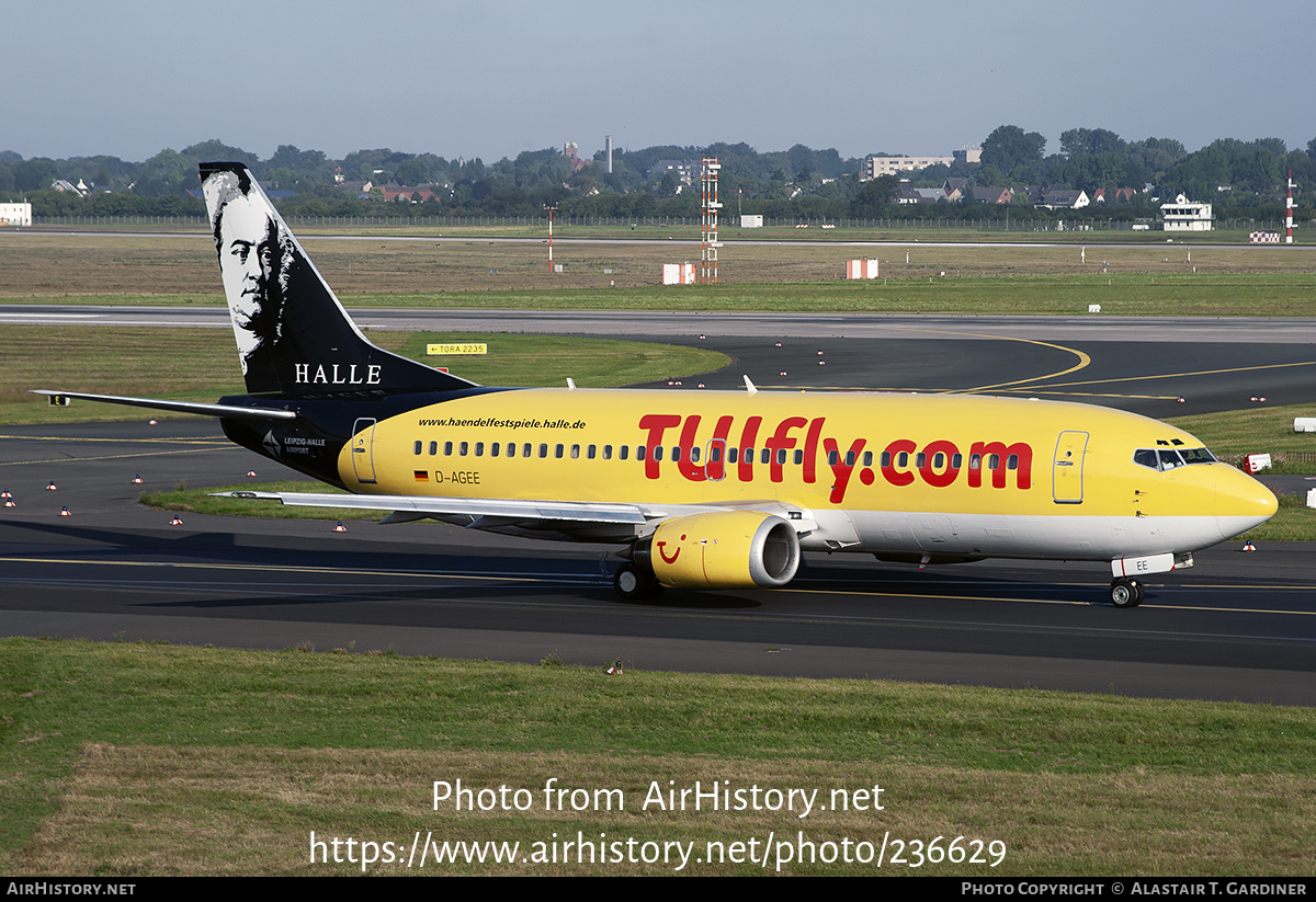 Aircraft Photo of D-AGEE | Boeing 737-35B | TUIfly | AirHistory.net #236629