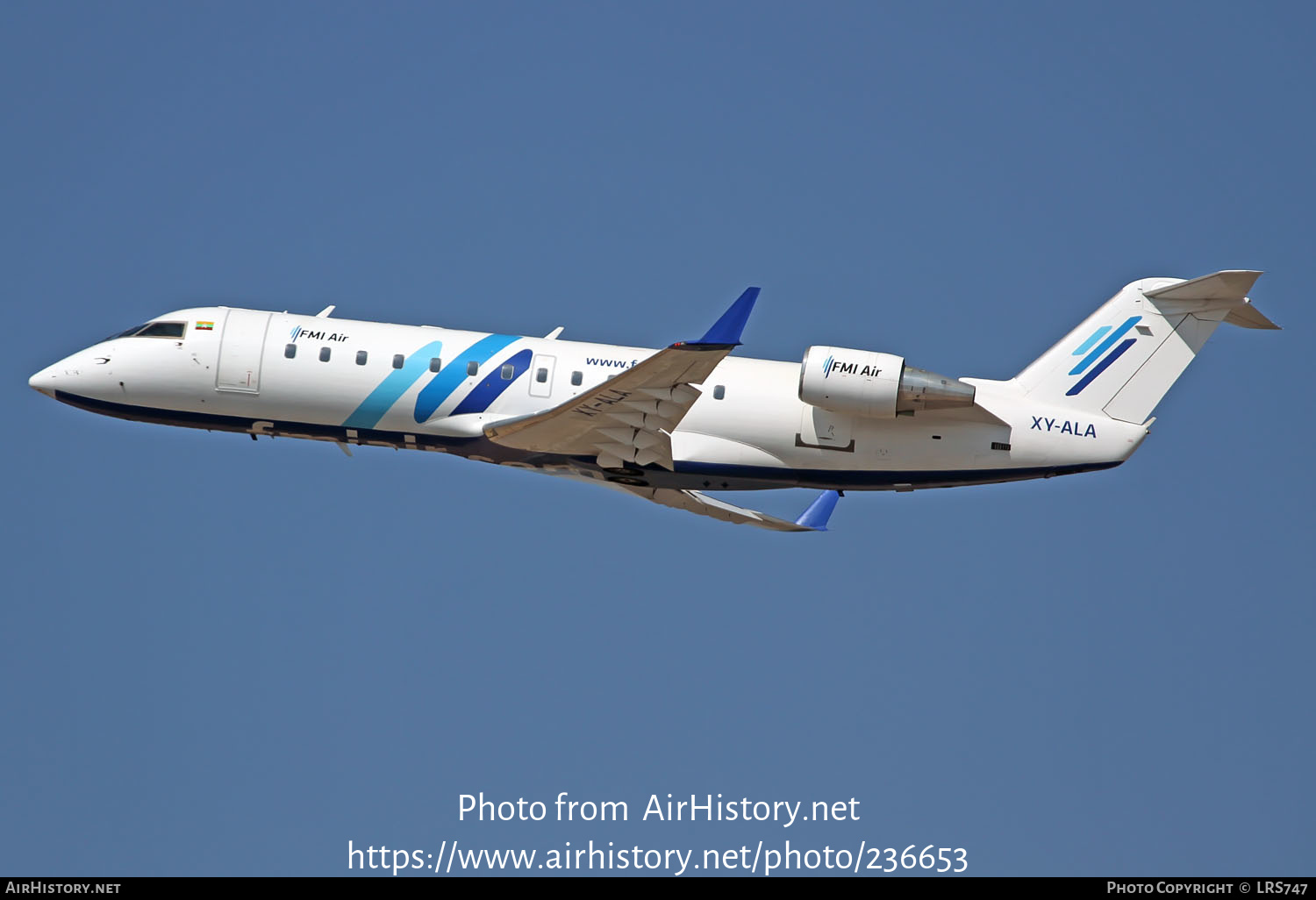 Aircraft Photo of XY-ALA | Bombardier CRJ-200 (CL-600-2B19) | FMI Air | AirHistory.net #236653