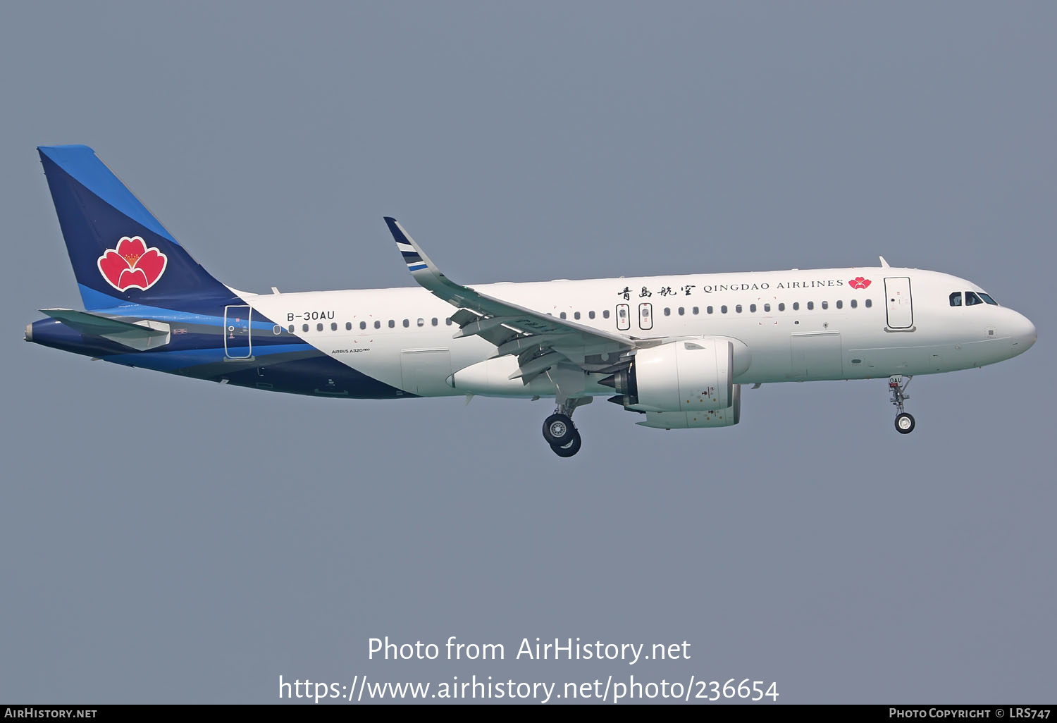 Aircraft Photo of B-30AU | Airbus A320-271N | Qingdao Airlines | AirHistory.net #236654