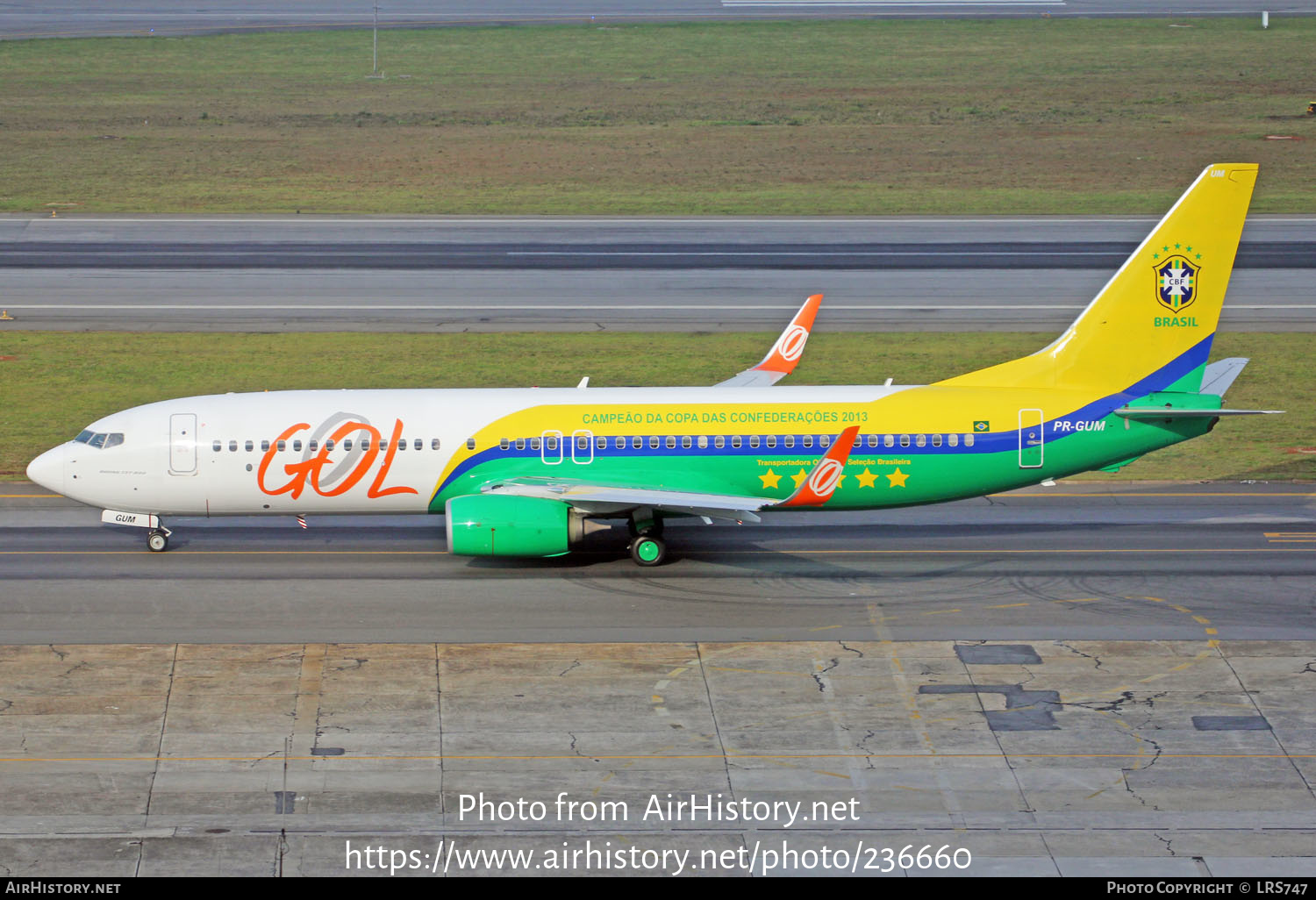 Aircraft Photo of PR-GUM | Boeing 737-8EH | GOL Linhas Aéreas | AirHistory.net #236660