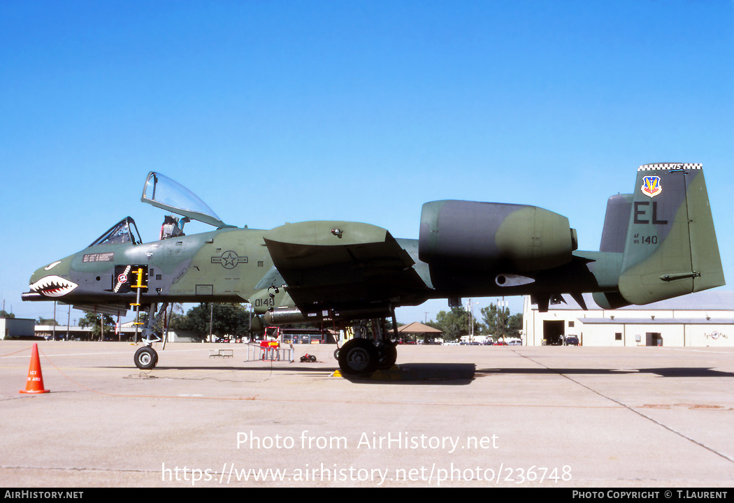 Aircraft Photo of 80-0140 | Fairchild A-10A Thunderbolt II | USA - Air Force | AirHistory.net #236748