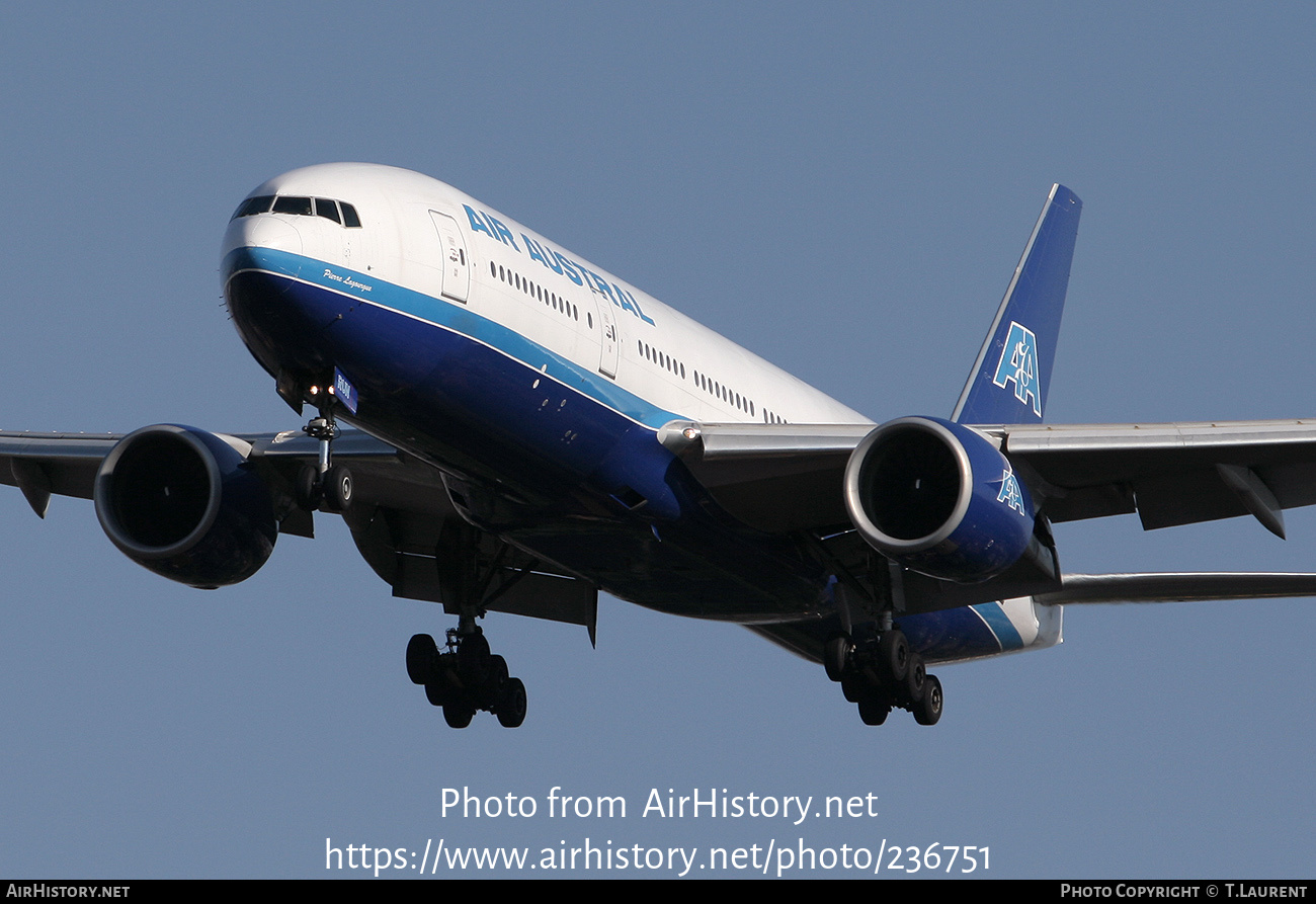 Aircraft Photo of F-ORUN | Boeing 777-2Q8/ER | Air Austral | AirHistory.net #236751