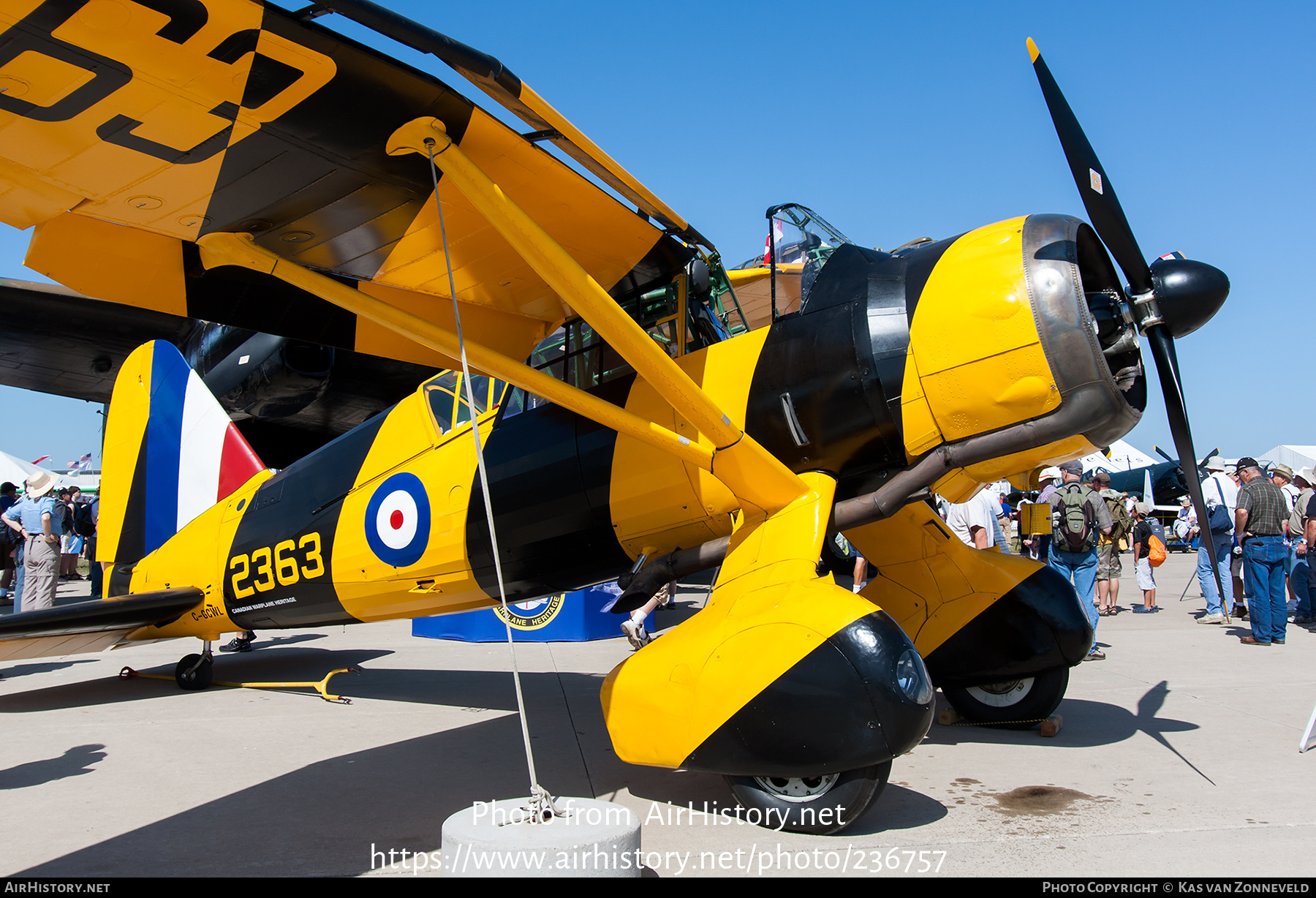 Aircraft Photo of C-GCWL / 2363 | Westland Lysander Mk3A | Canadian Warplane Heritage | Canada - Air Force | AirHistory.net #236757