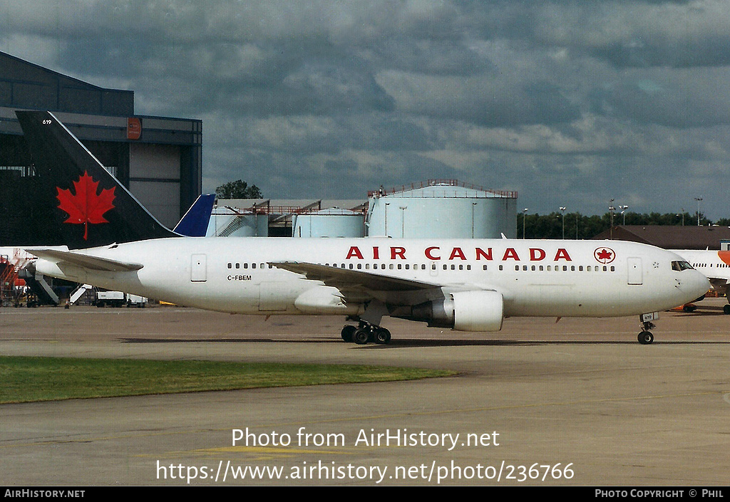 Aircraft Photo of C-FBEM | Boeing 767-233/ER | Air Canada | AirHistory.net #236766