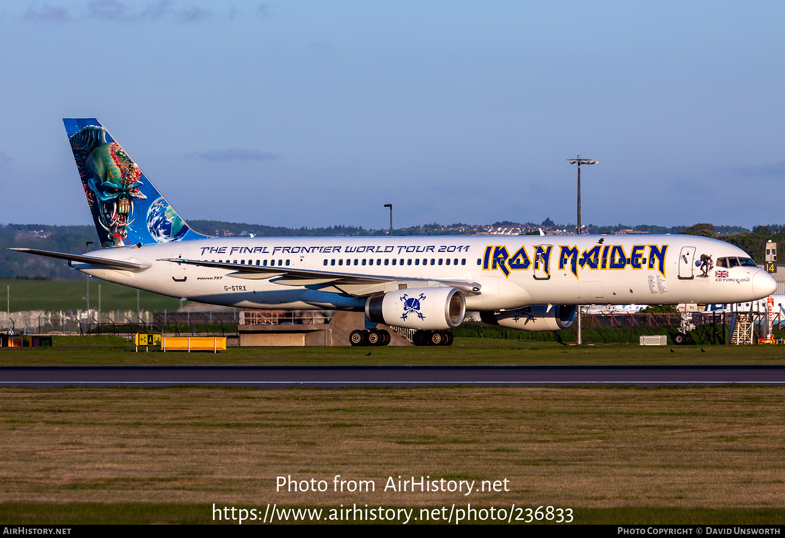 Aircraft Photo of G-STRX | Boeing 757-2Q8 | Iron Maiden | AirHistory.net #236833