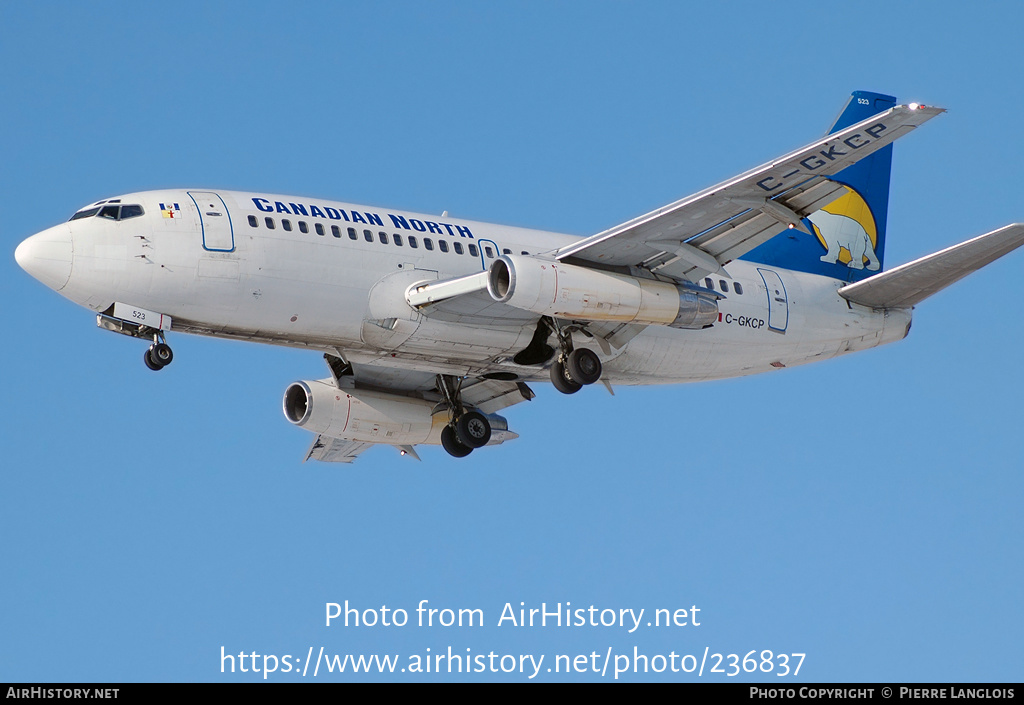 Aircraft Photo of C-GKCP | Boeing 737-217/Adv | Canadian North | AirHistory.net #236837