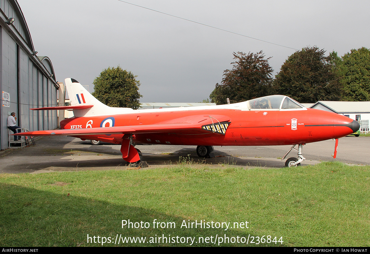 Aircraft Photo of XF375 | Hawker Hunter F6A | UK - Air Force | AirHistory.net #236844