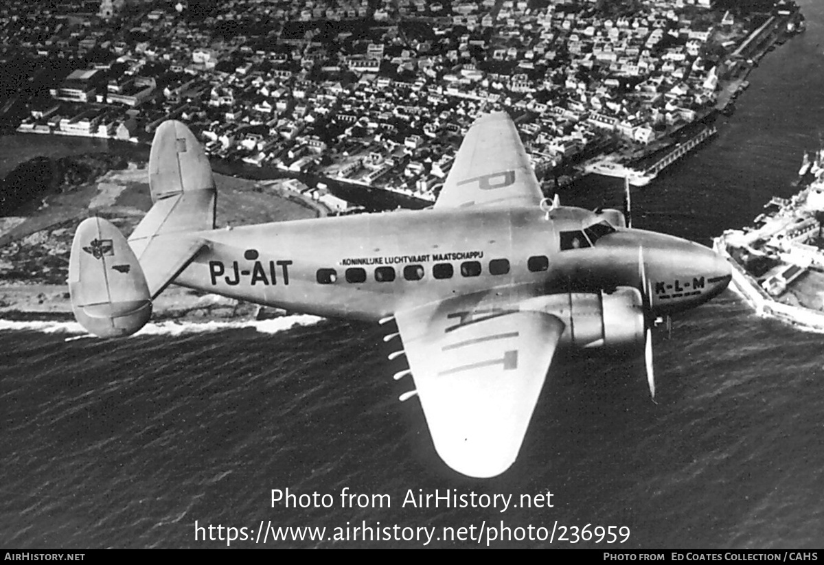 Aircraft Photo of PJ-AIT | Lockheed 14-WF62 Super Electra | KLM - Koninklijke Luchtvaart Maatschappij | AirHistory.net #236959