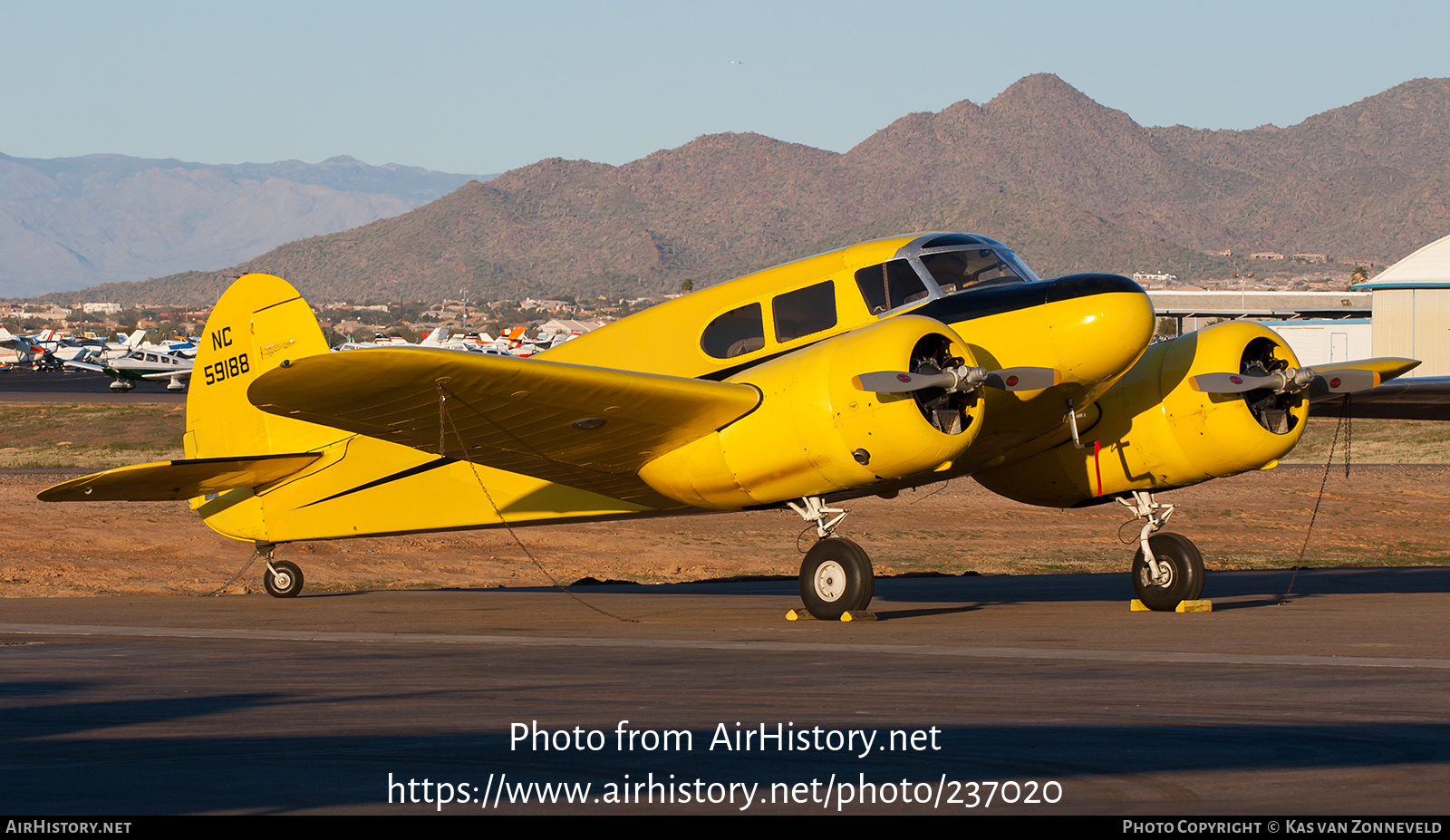 Aircraft Photo of N59188 / NC59188 | Cessna T-50 Bobcat | USA - Air Force | AirHistory.net #237020