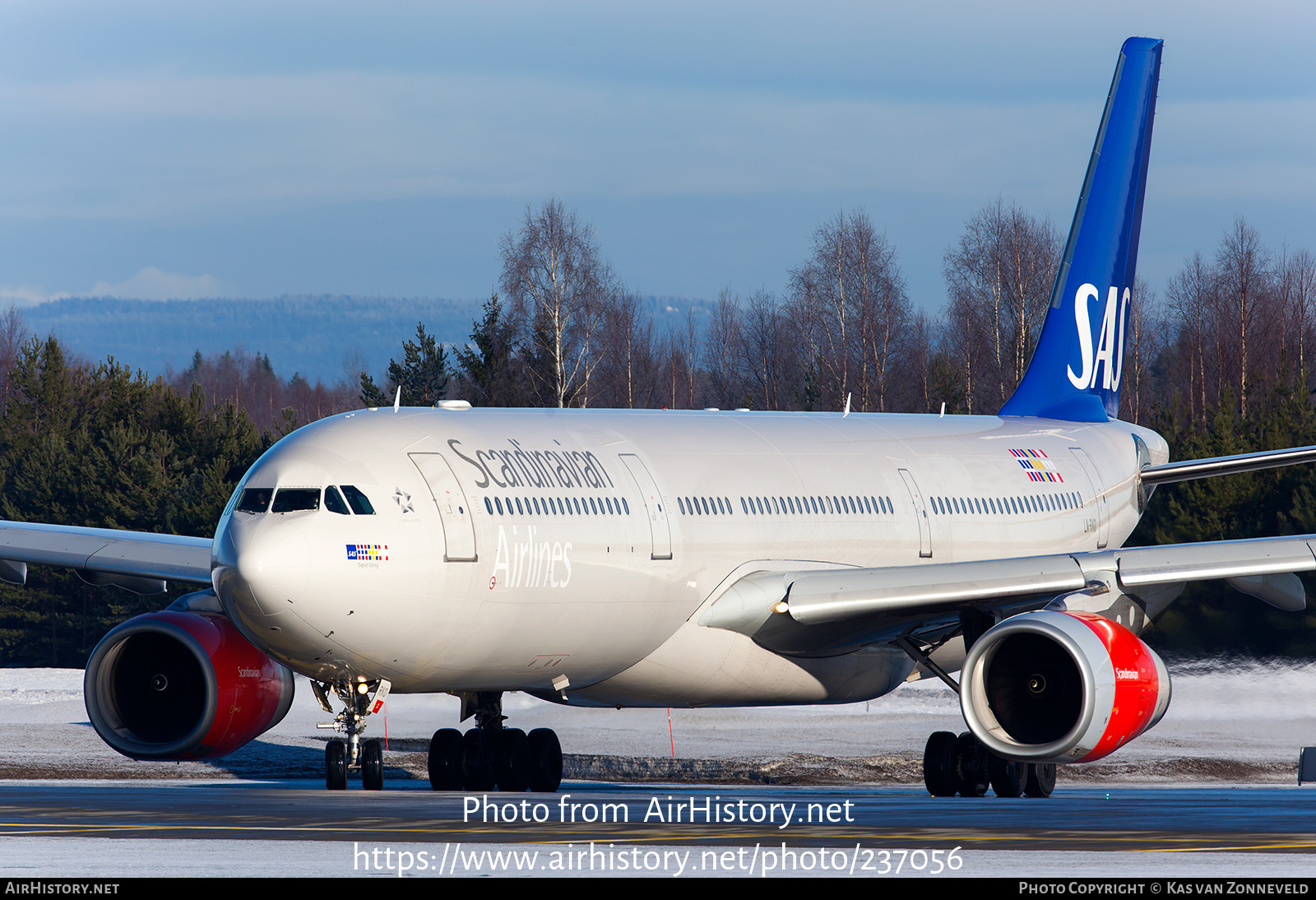 Aircraft Photo of LN-RKO | Airbus A330-343E | Scandinavian Airlines - SAS | AirHistory.net #237056