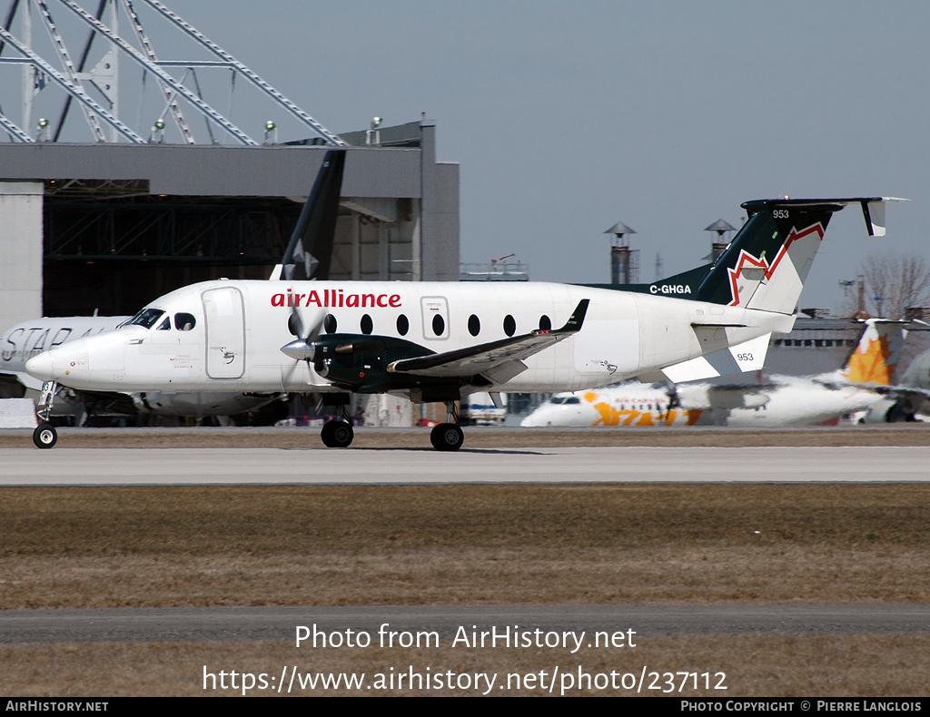 Aircraft Photo of C-GHGA | Raytheon 1900D | Air Alliance | AirHistory.net #237112