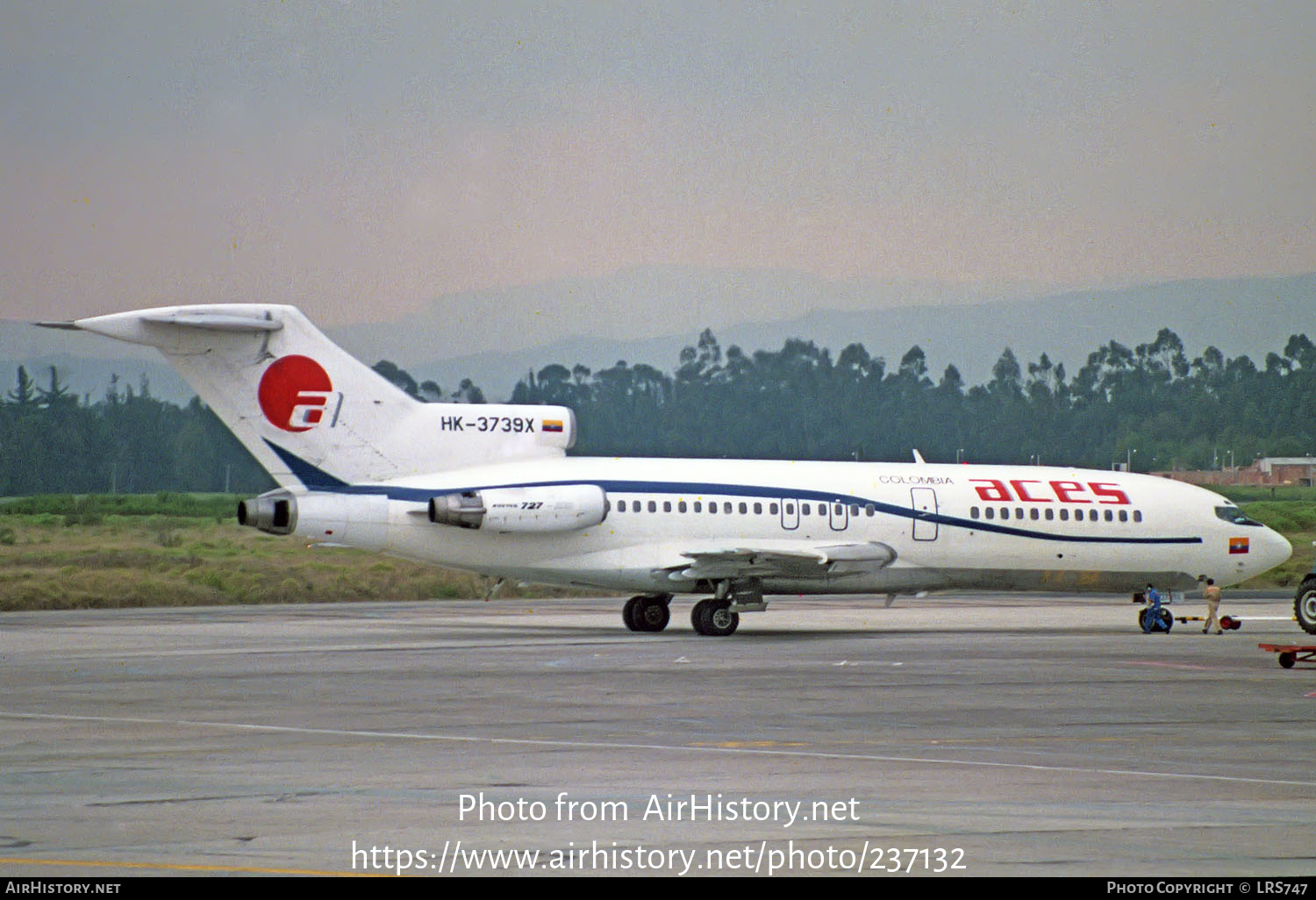 Aircraft Photo of HK-3739X | Boeing 727-C3 | ACES - Aerolíneas Centrales de Colombia | AirHistory.net #237132