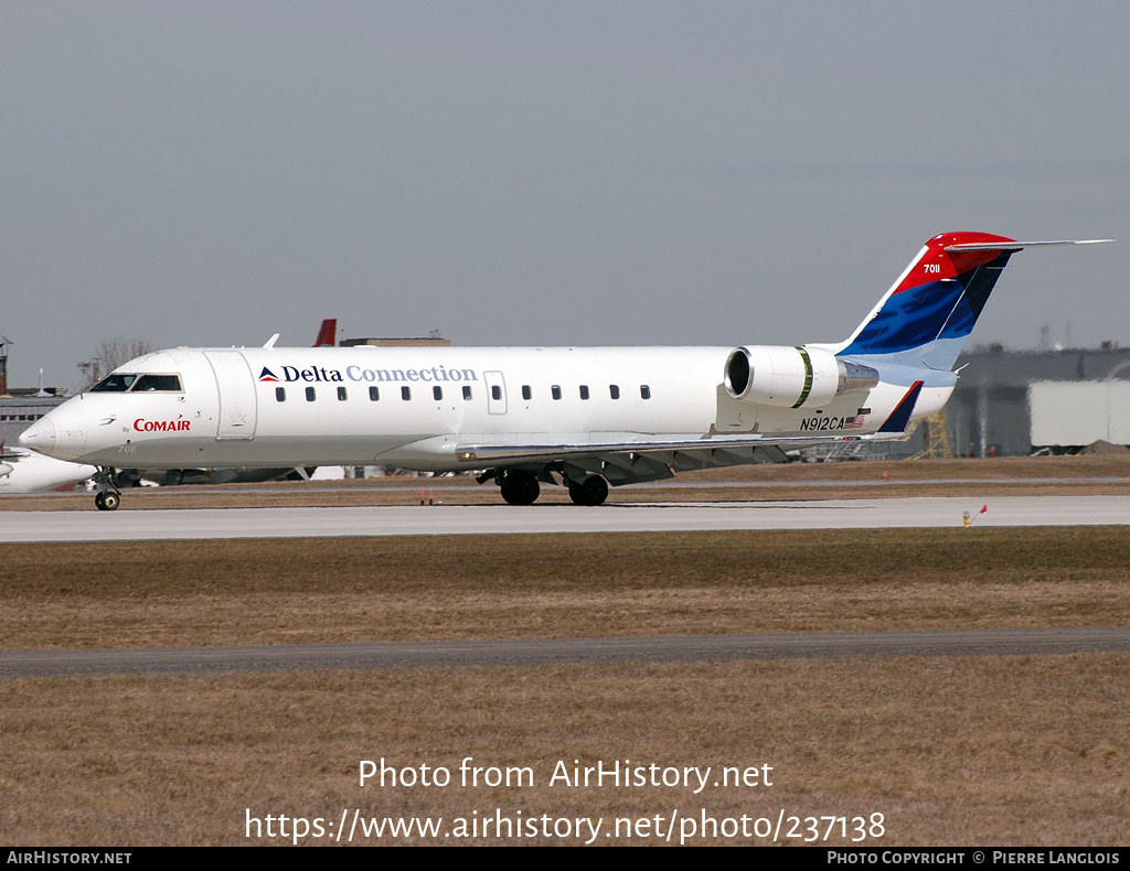 Aircraft Photo of N912CA | Canadair CRJ-100ER (CL-600-2B19) | Delta Connection | AirHistory.net #237138