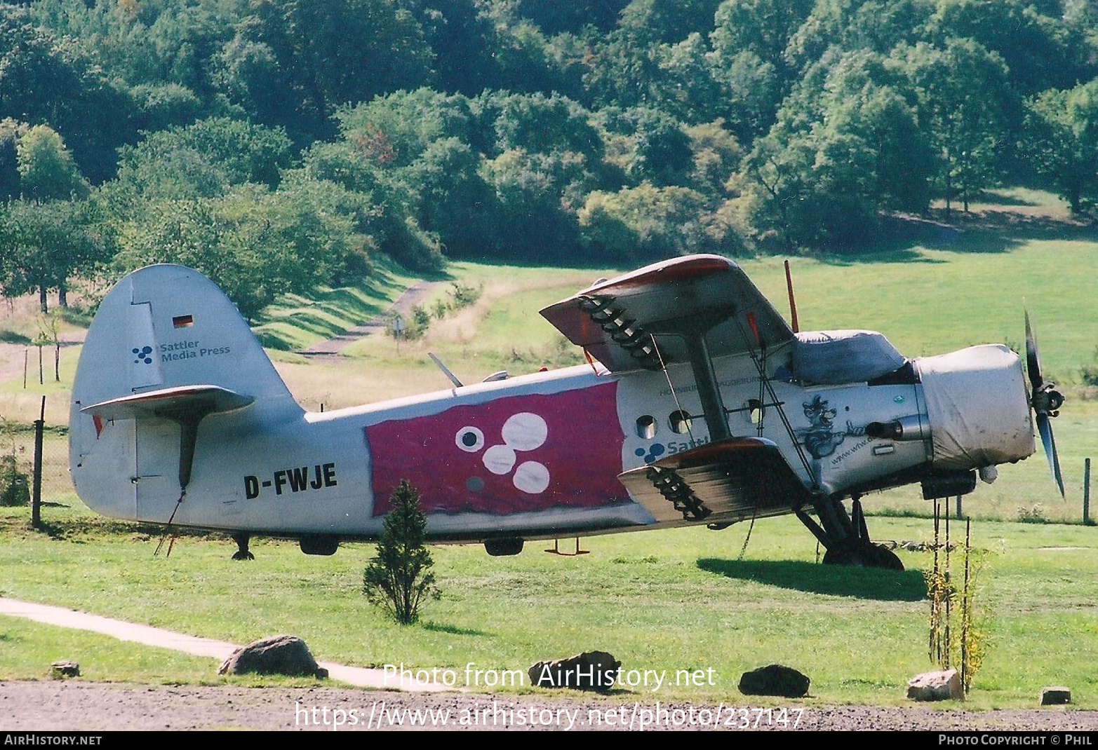 Aircraft Photo of D-FWJE | Antonov An-2TD | Sattler Media Press | AirHistory.net #237147