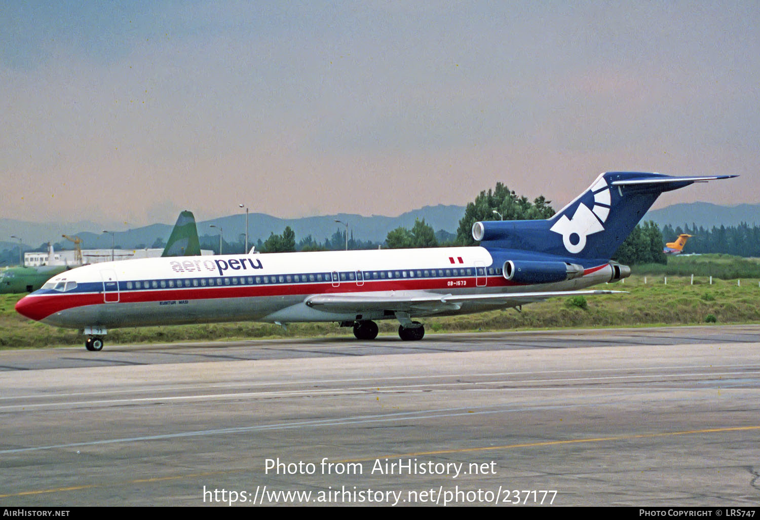 Aircraft Photo of OB-1573 | Boeing 727-281/Adv | AeroPeru | AirHistory.net #237177