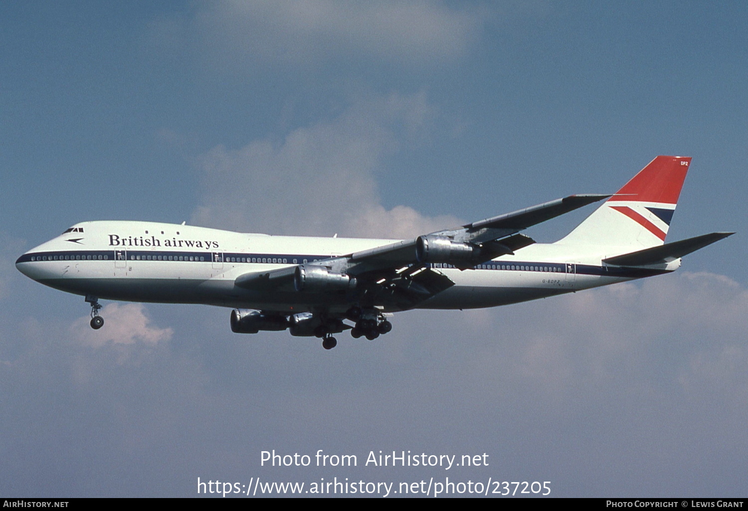 Aircraft Photo of G-BDPZ | Boeing 747-148 | British Airways | AirHistory.net #237205