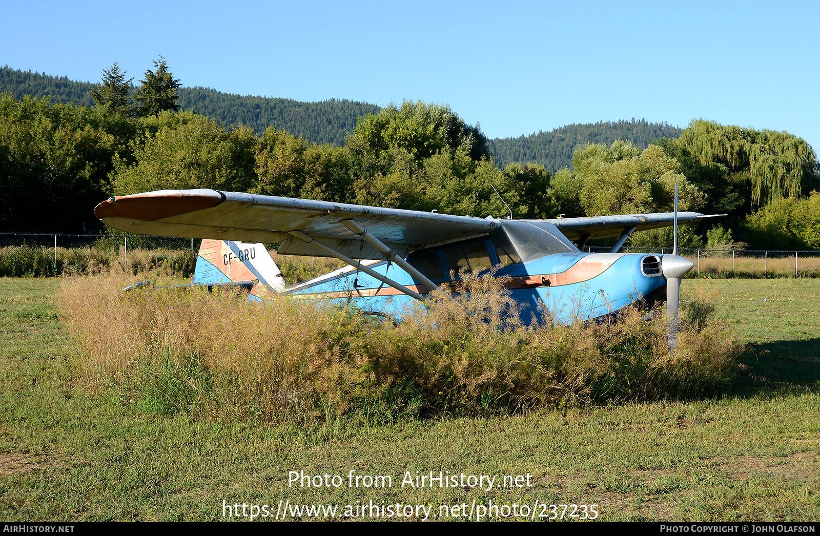 Aircraft Photo of CF-GRU | Stinson 108 | AirHistory.net #237235