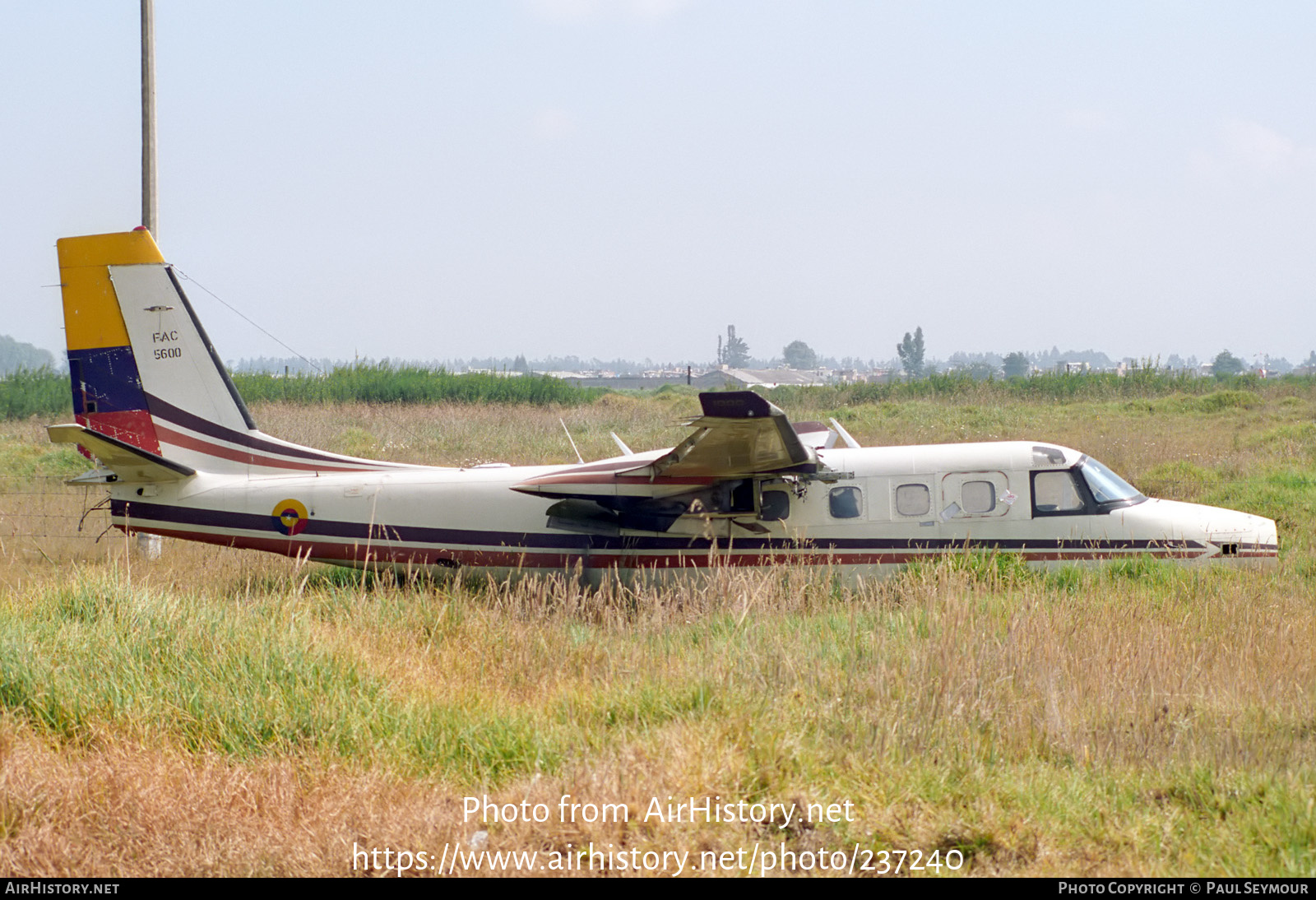 Aircraft Photo of FAC5600 | Gulfstream American 695A Jetprop 1000 | Colombia - Air Force | AirHistory.net #237240