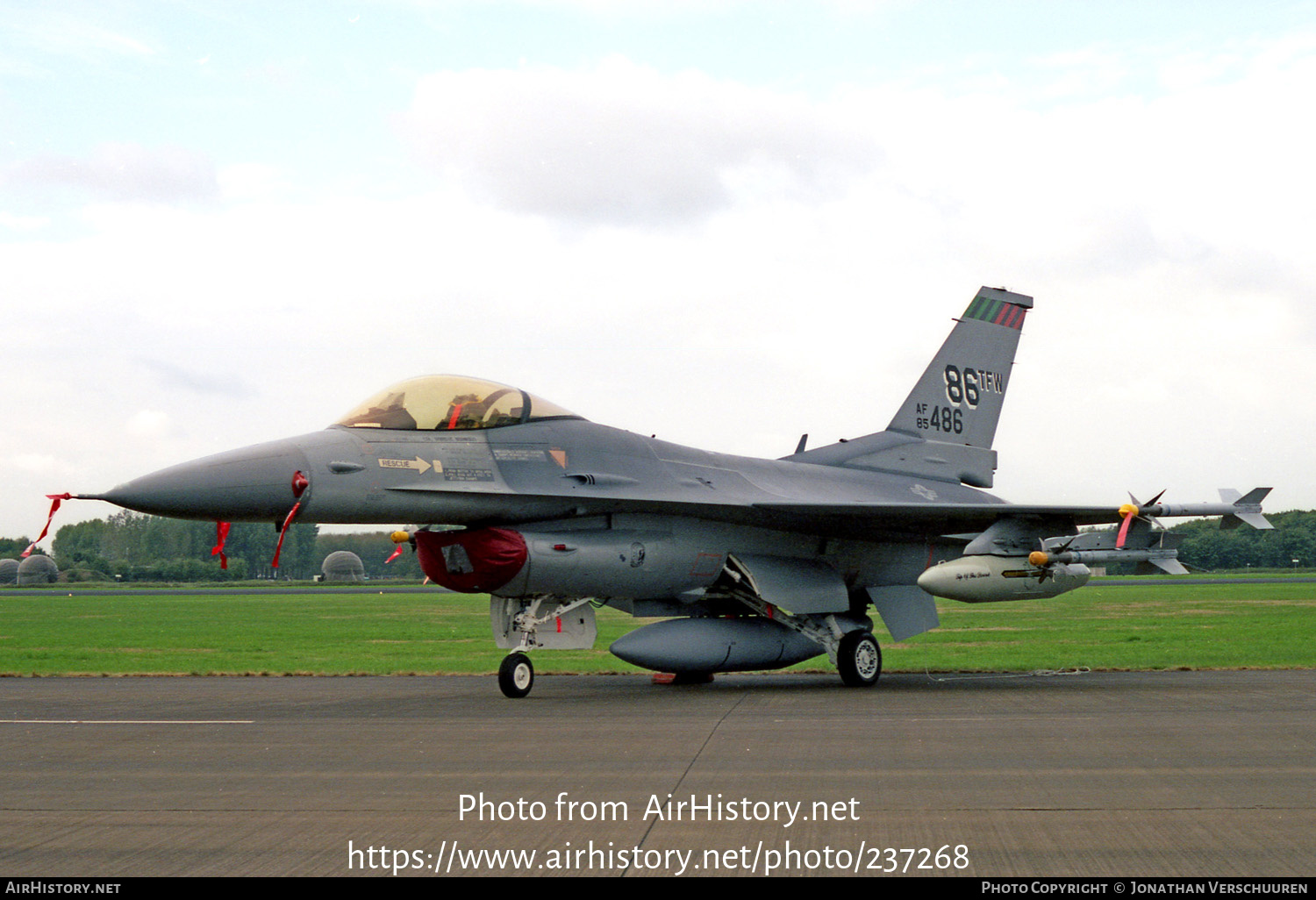 Aircraft Photo of 85-1486 / AF85-486 | General Dynamics F-16C Fighting Falcon | USA - Air Force | AirHistory.net #237268