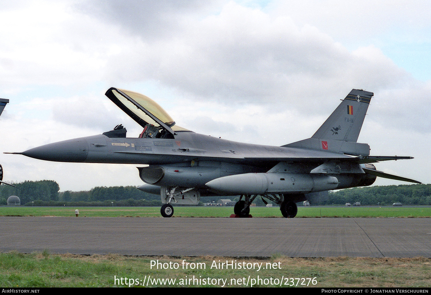 Aircraft Photo of FA111 | General Dynamics F-16A Fighting Falcon | Belgium - Air Force | AirHistory.net #237276